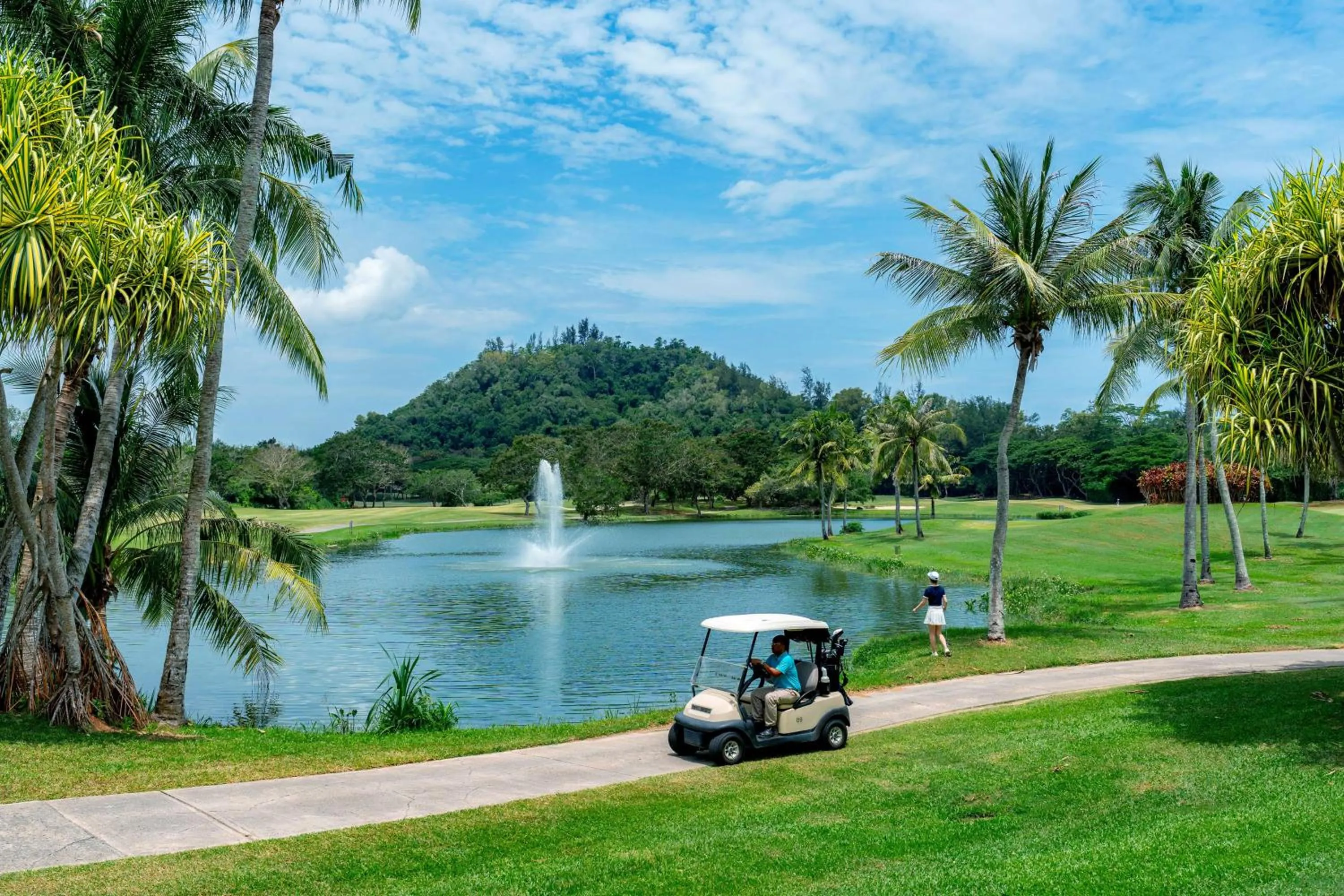 Golfcourse in Shangri-La Rasa Ria, Kota Kinabalu