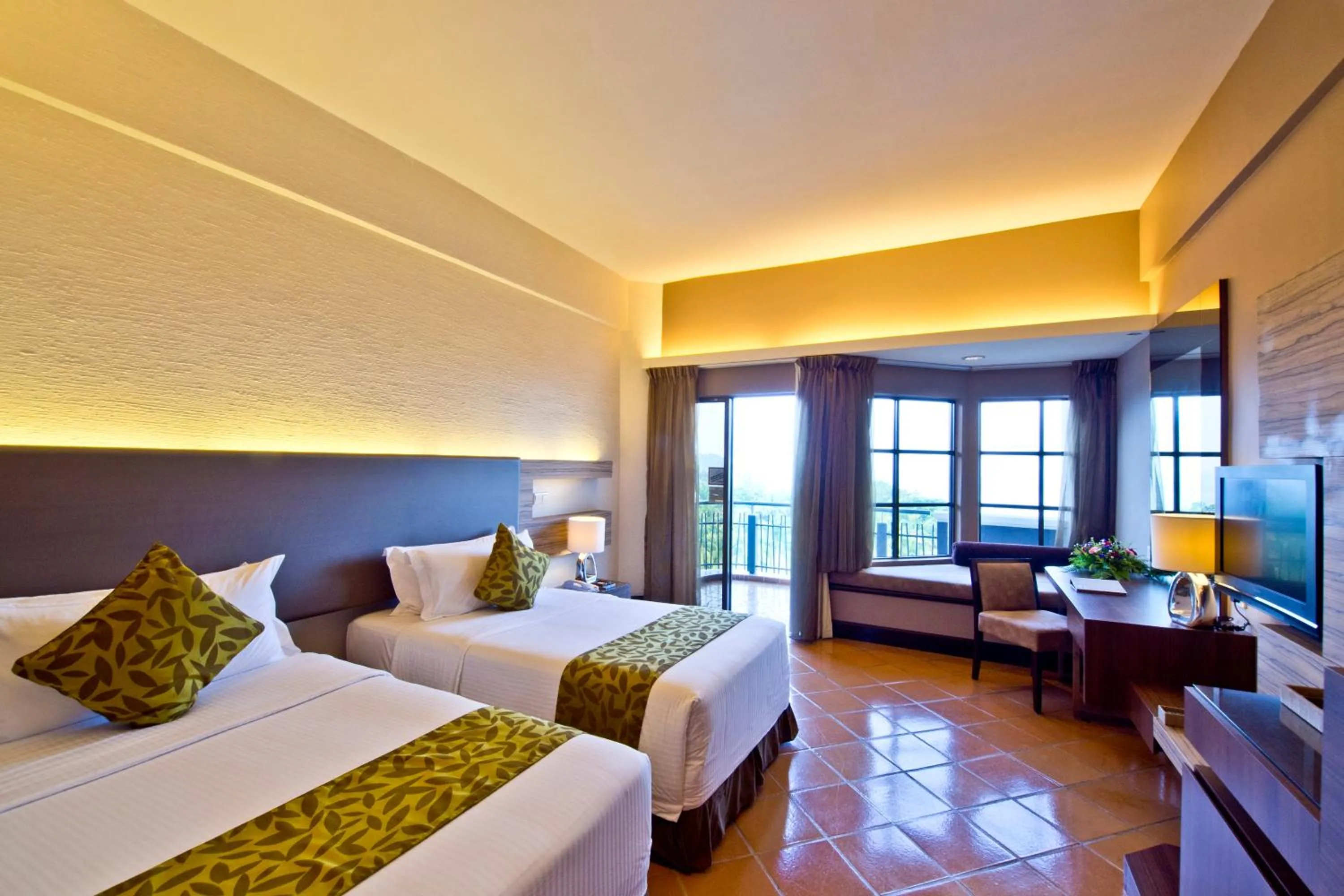 Bed in Thistle Port Dickson Resort