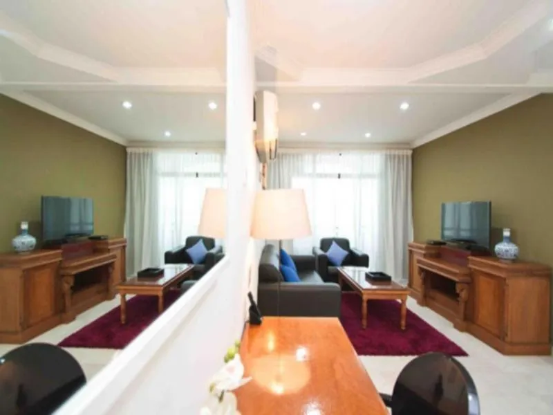 Living room in Century Bay Private Residences