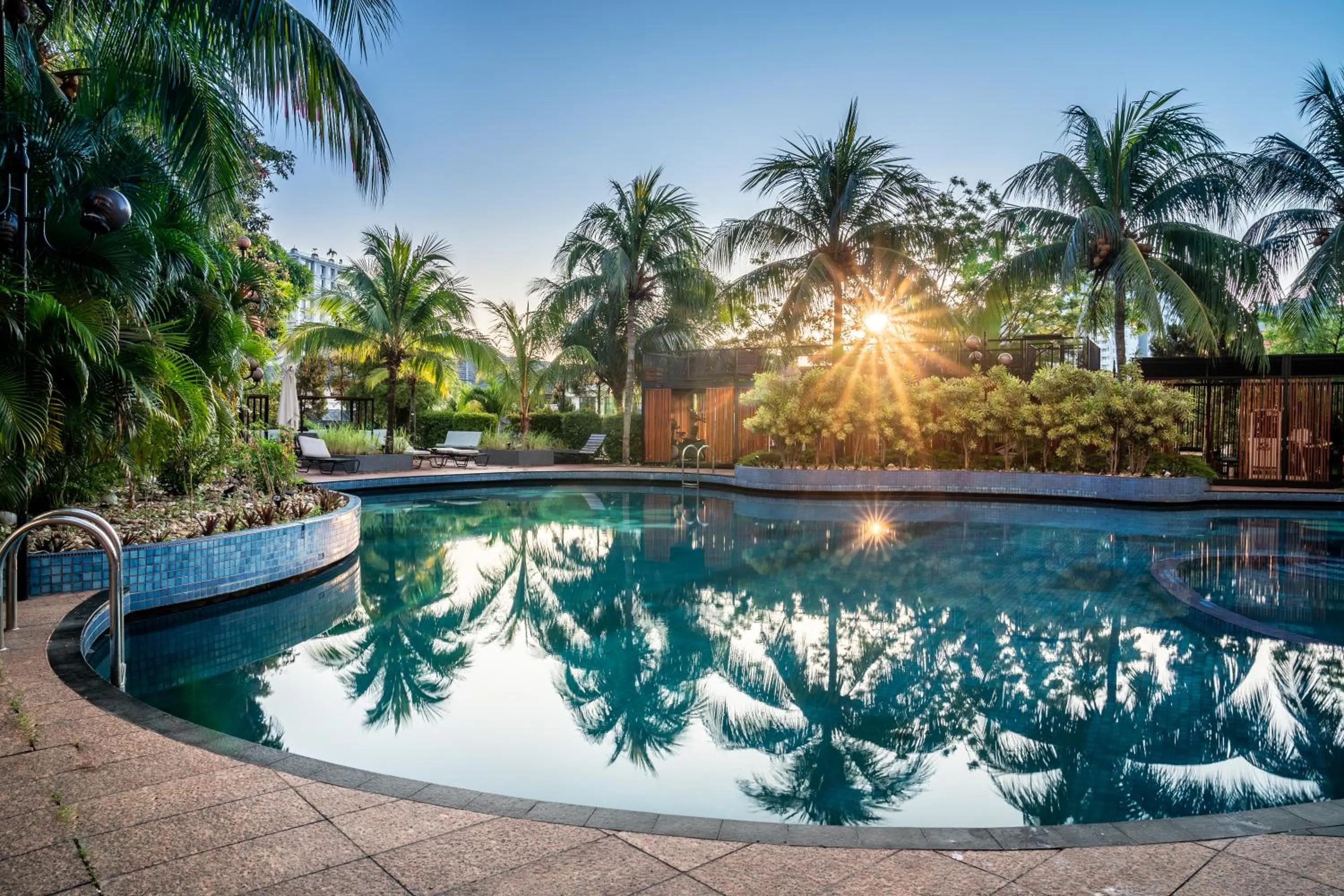 Swimming pool in Century Bay Private Residences