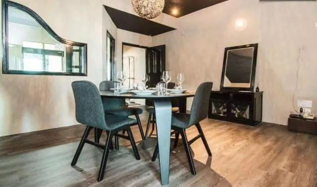 Living room in Century Bay Private Residences