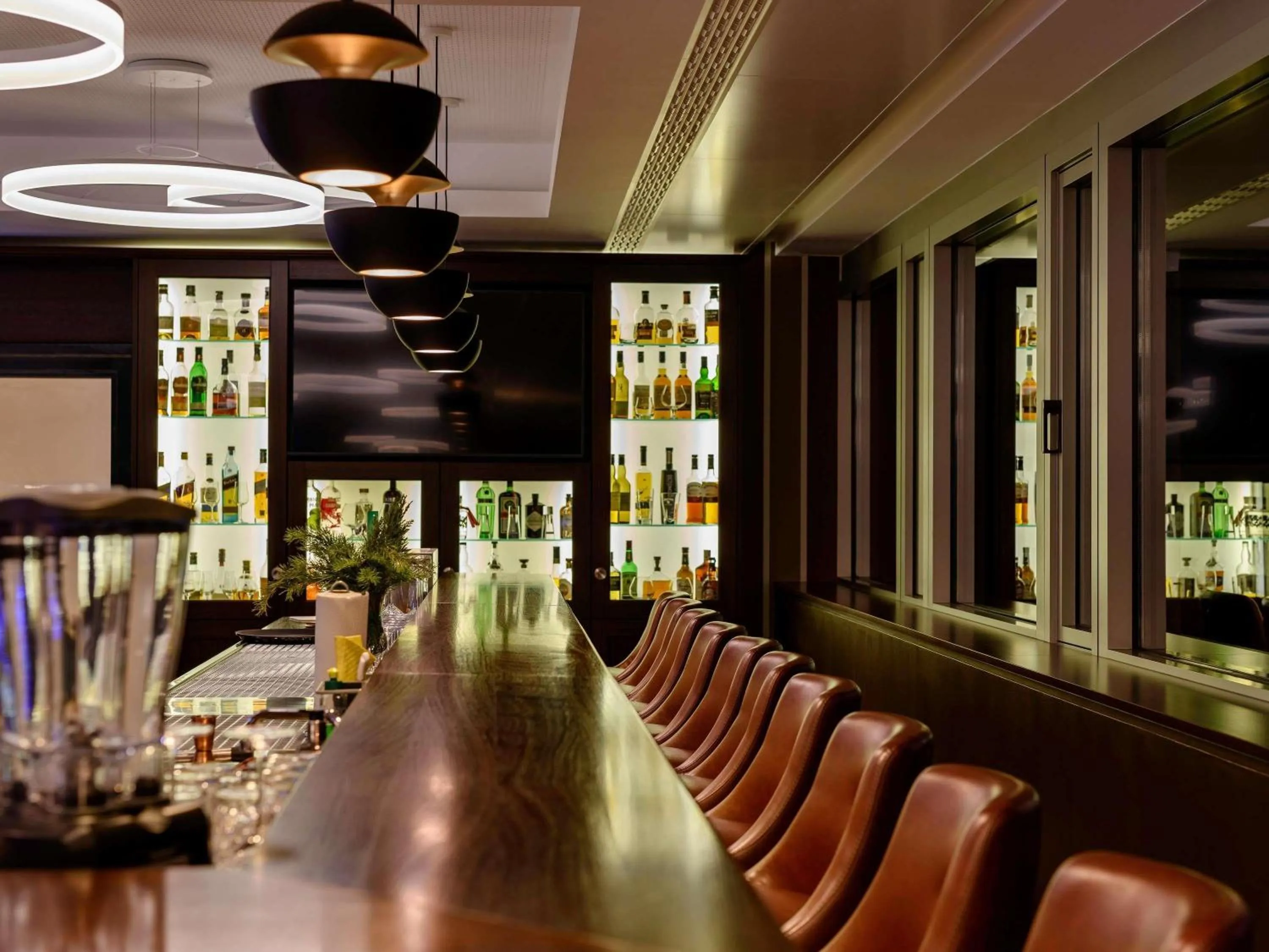 Lounge or bar in Aparthotel Adagio Frankfurt City Messe