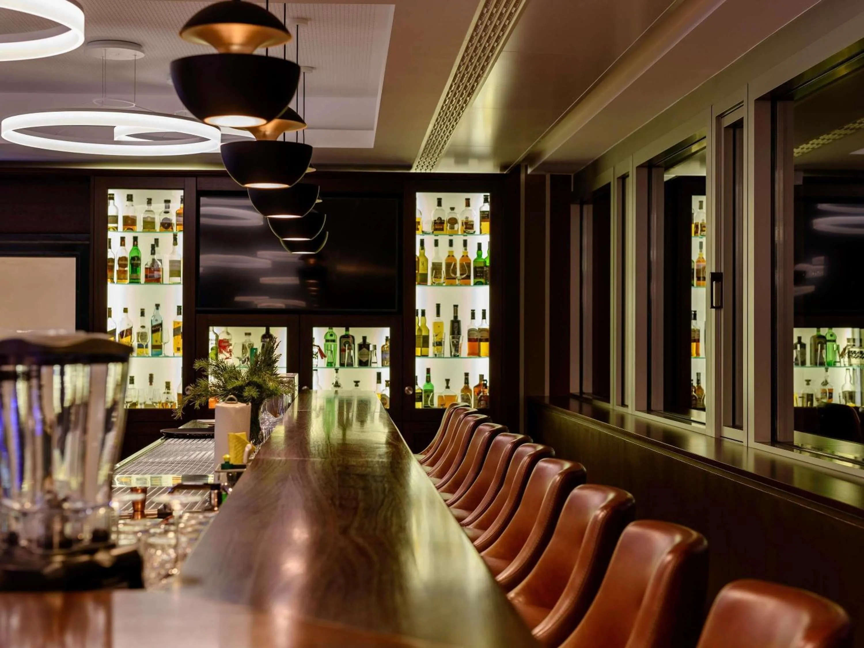 Lounge or bar in Aparthotel Adagio Frankfurt City Messe