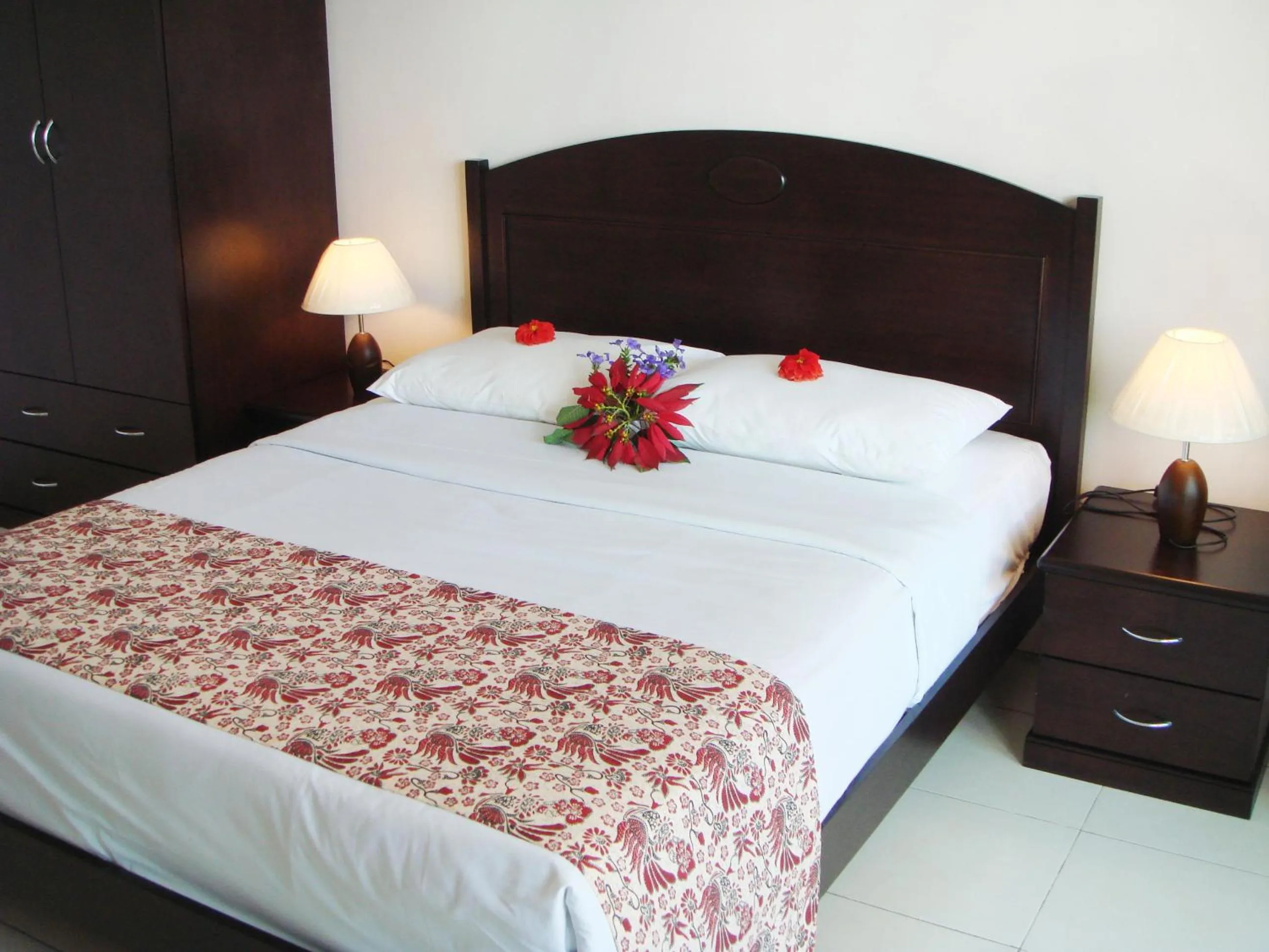 Bed in Celyn Resort Kinabalu