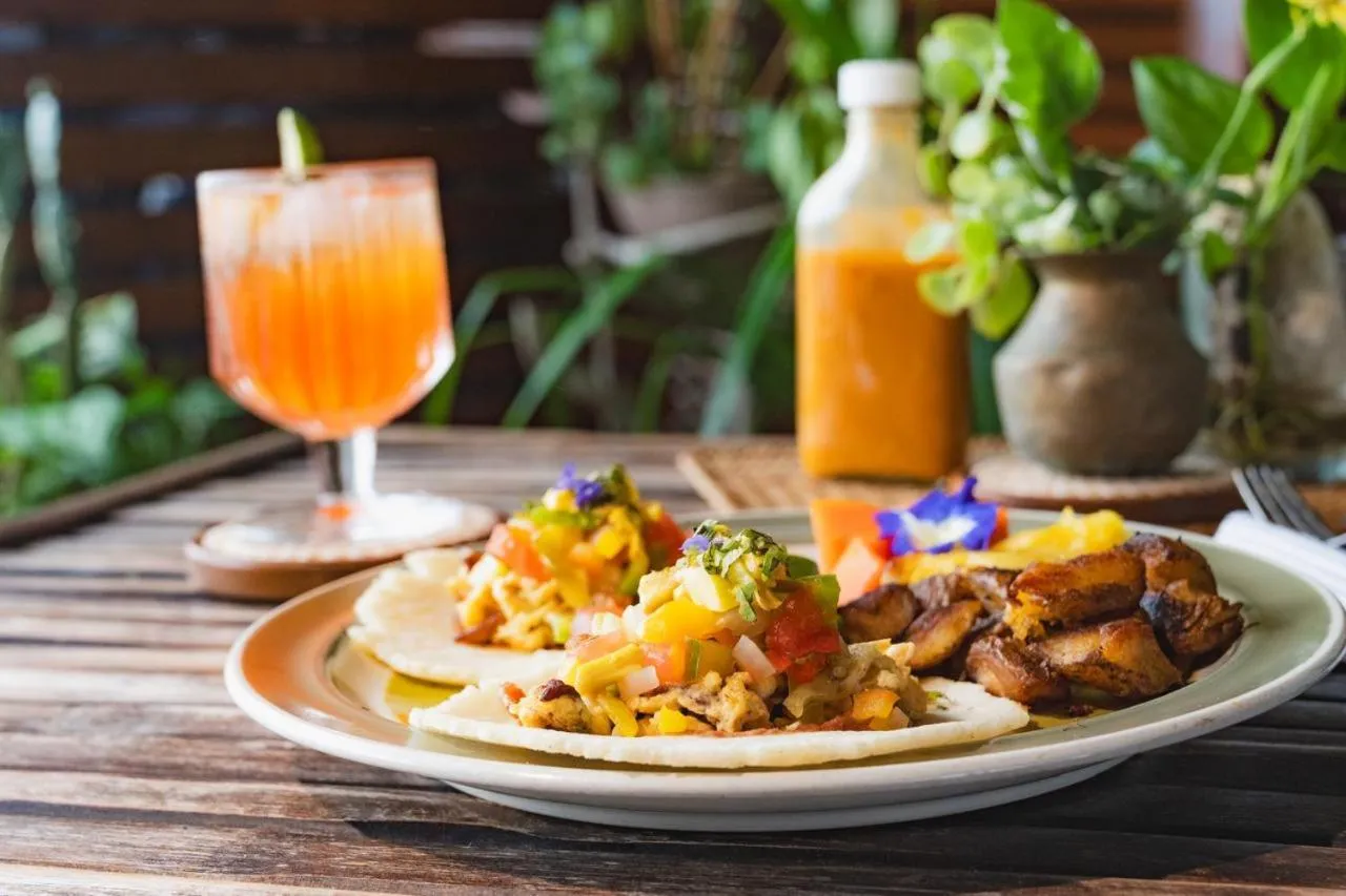 Food close-up in Casa Acuario Boutique Hotel