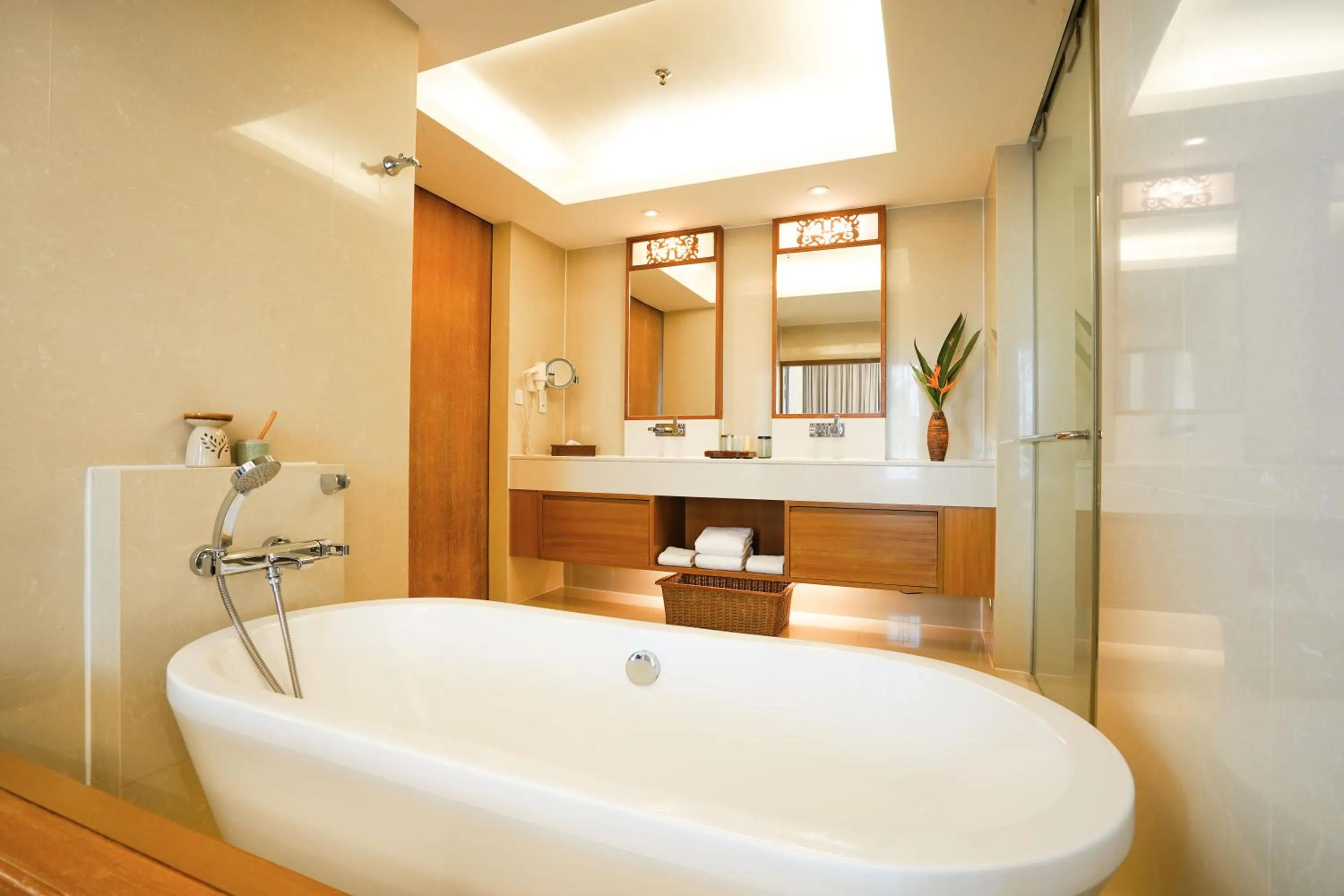 Shower in Tanjung Rhu Resort