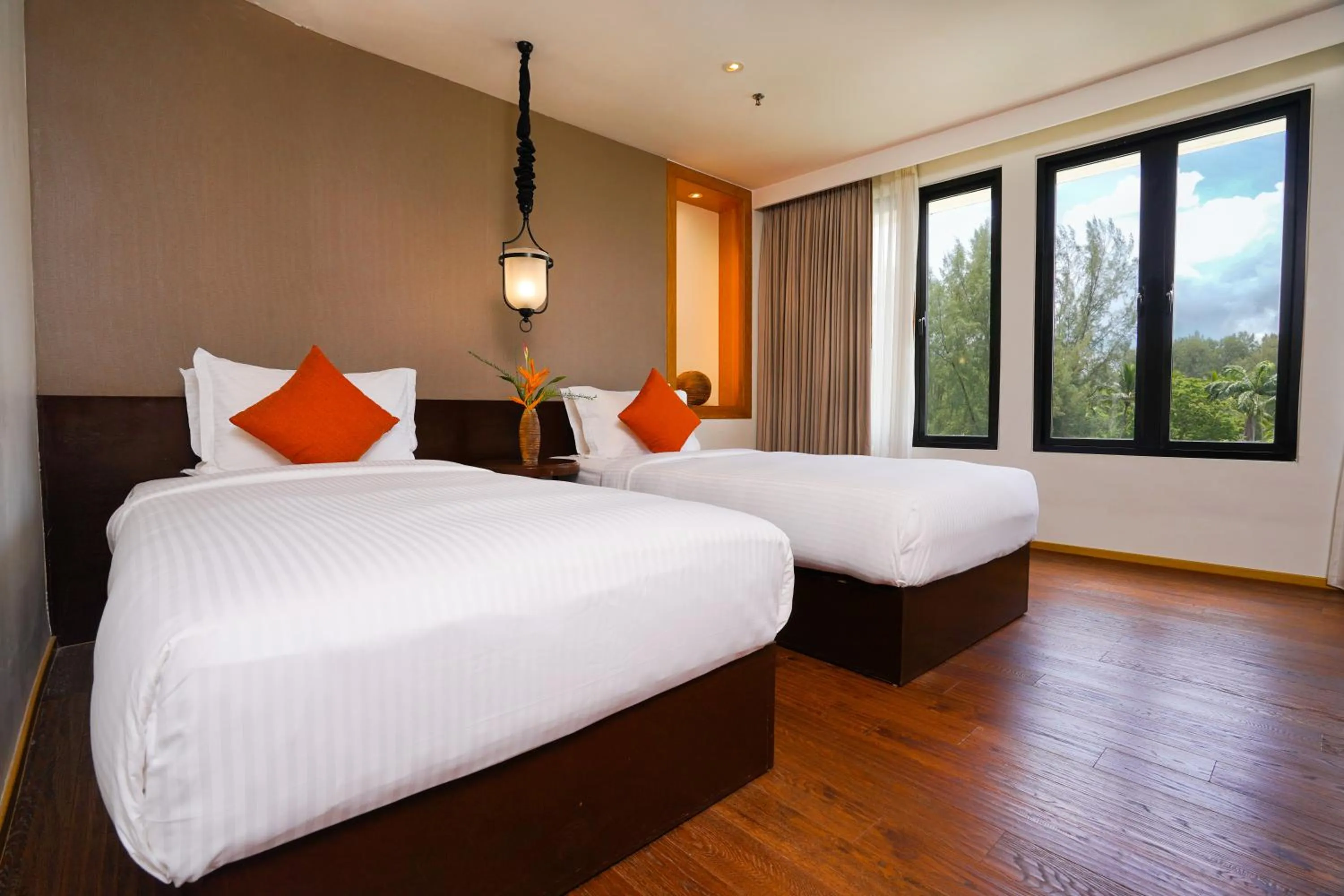 Bed in Tanjung Rhu Resort