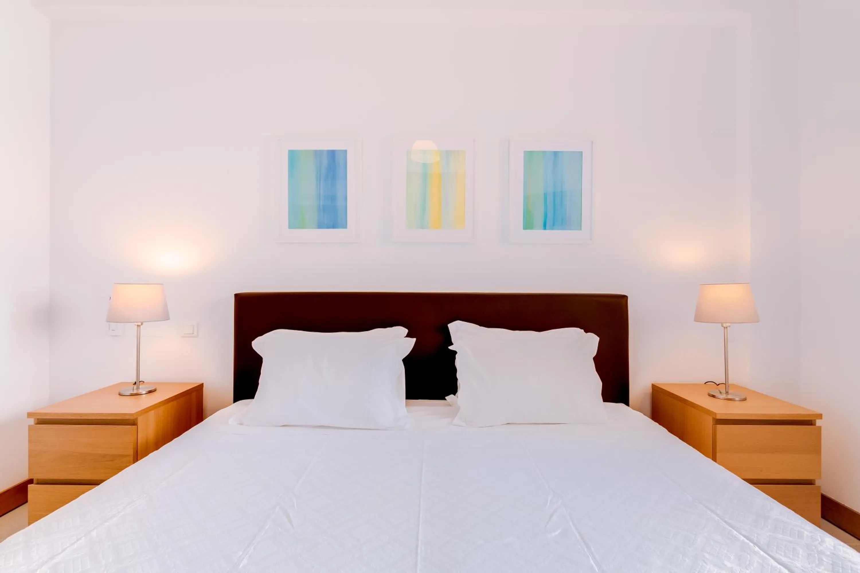 Bedroom, Bed in AL- Apartamentos Novos Vista Mar