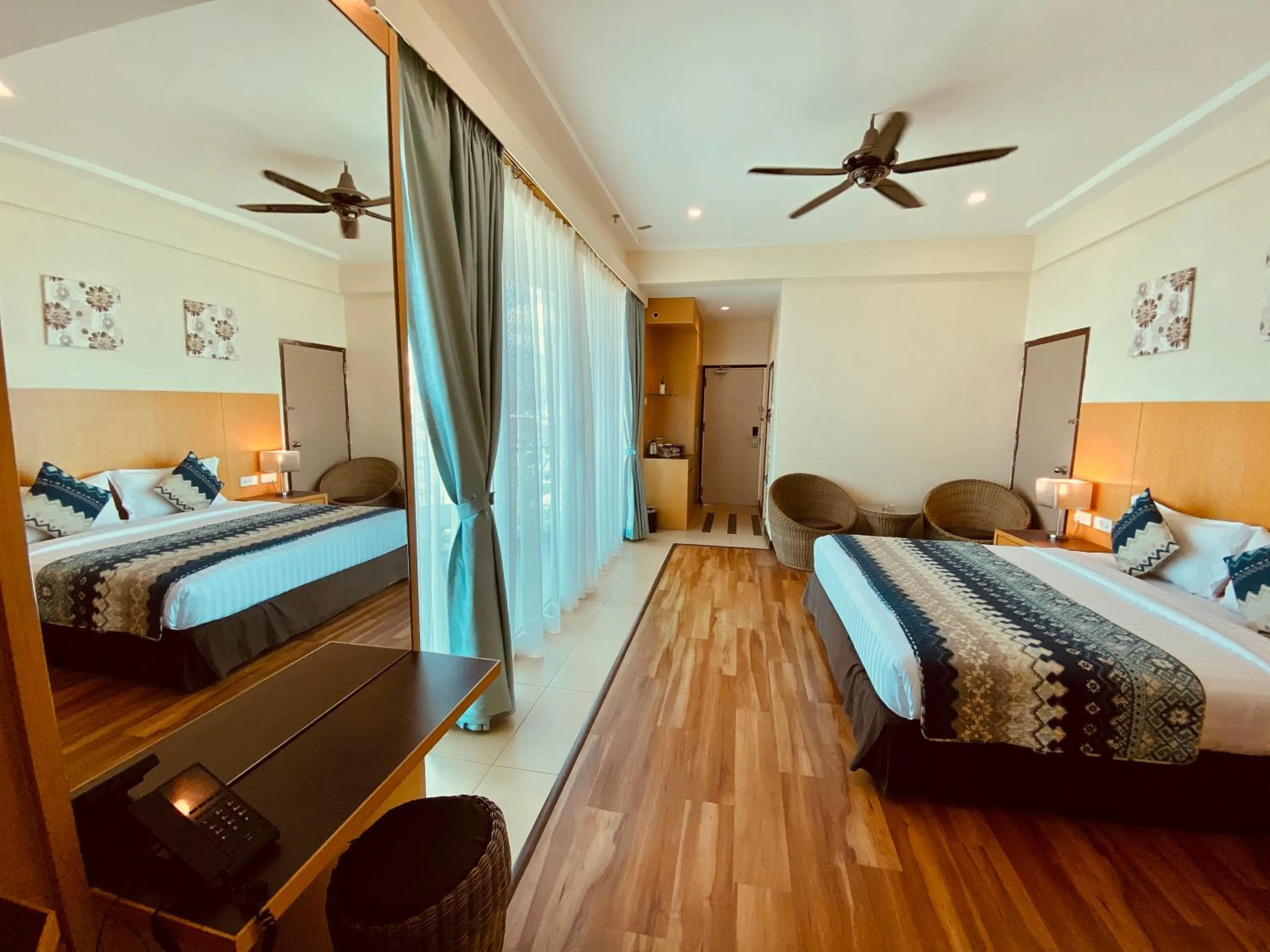 Bed in Langkawi Seaview Hotel