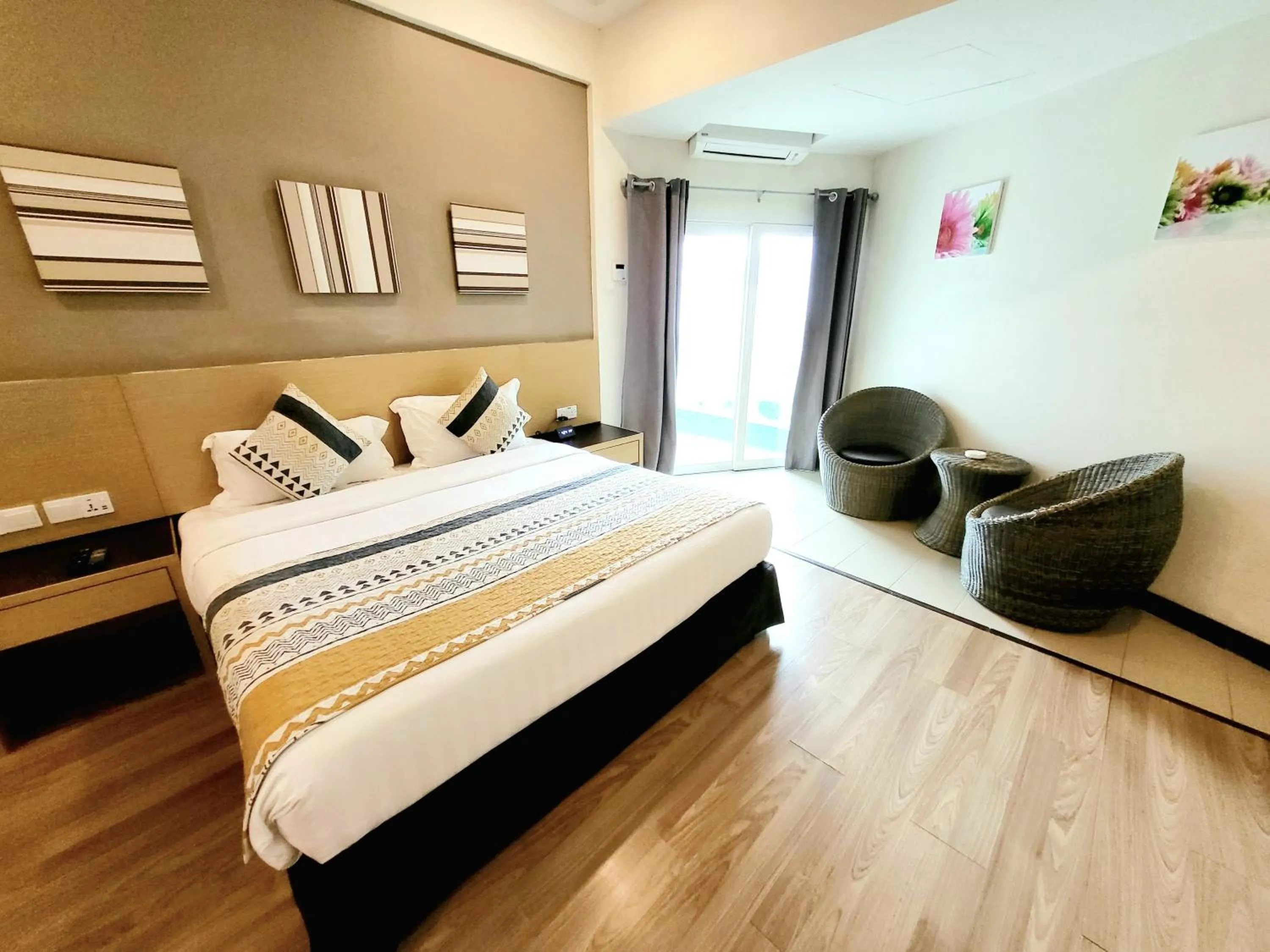 Bed in Langkawi Seaview Hotel