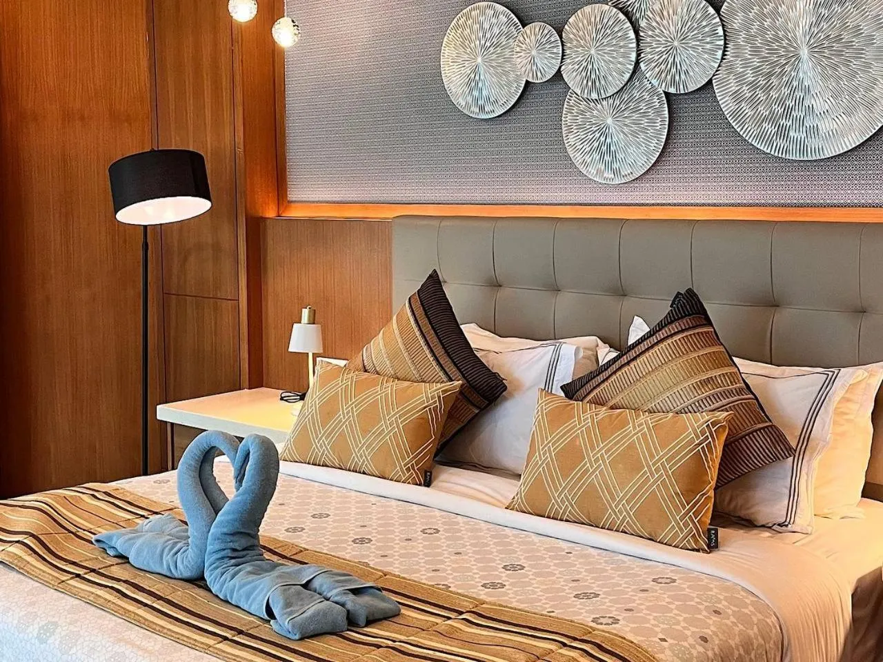 Bed in Langkawi Seaview Hotel