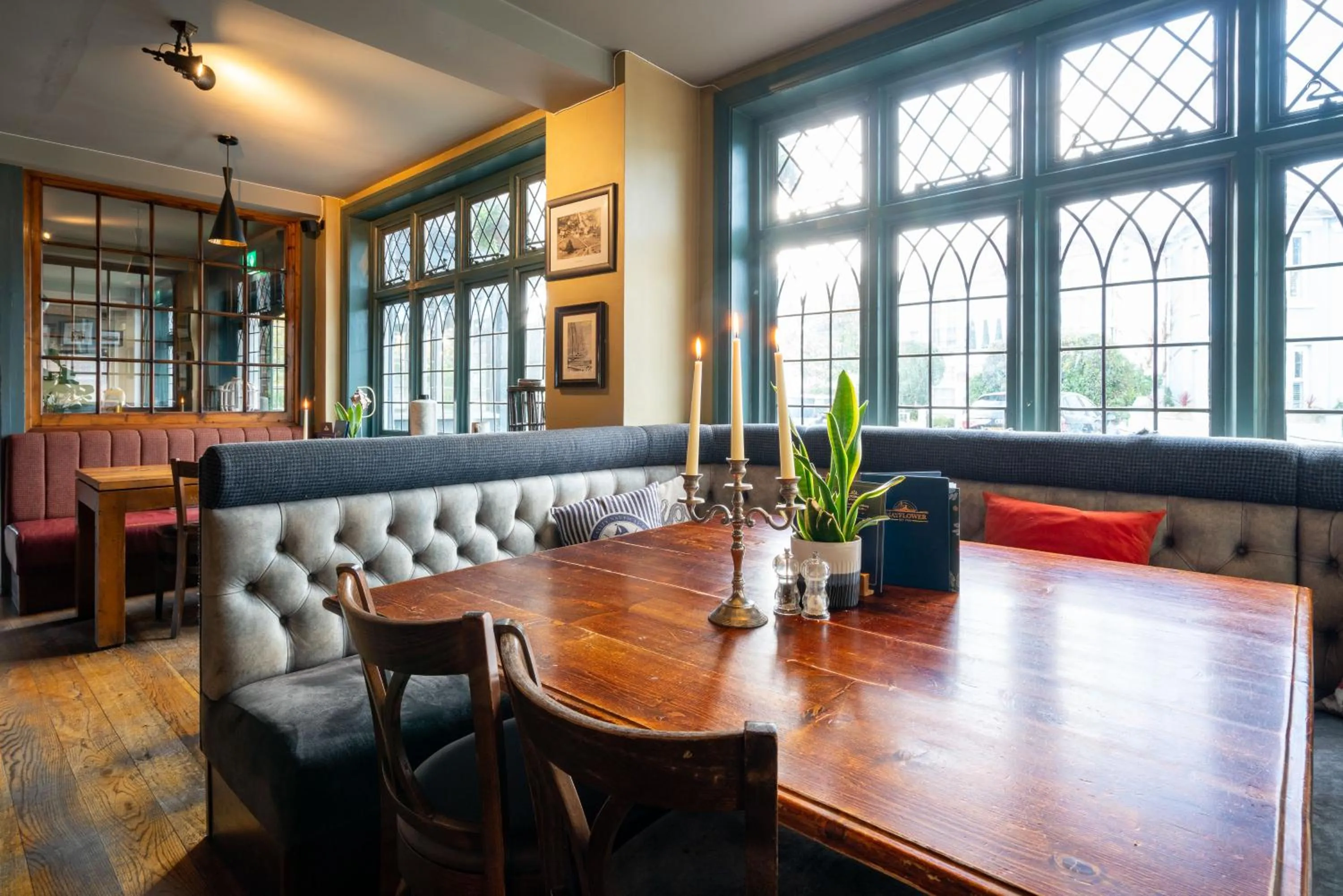 Seating area in The Mayflower