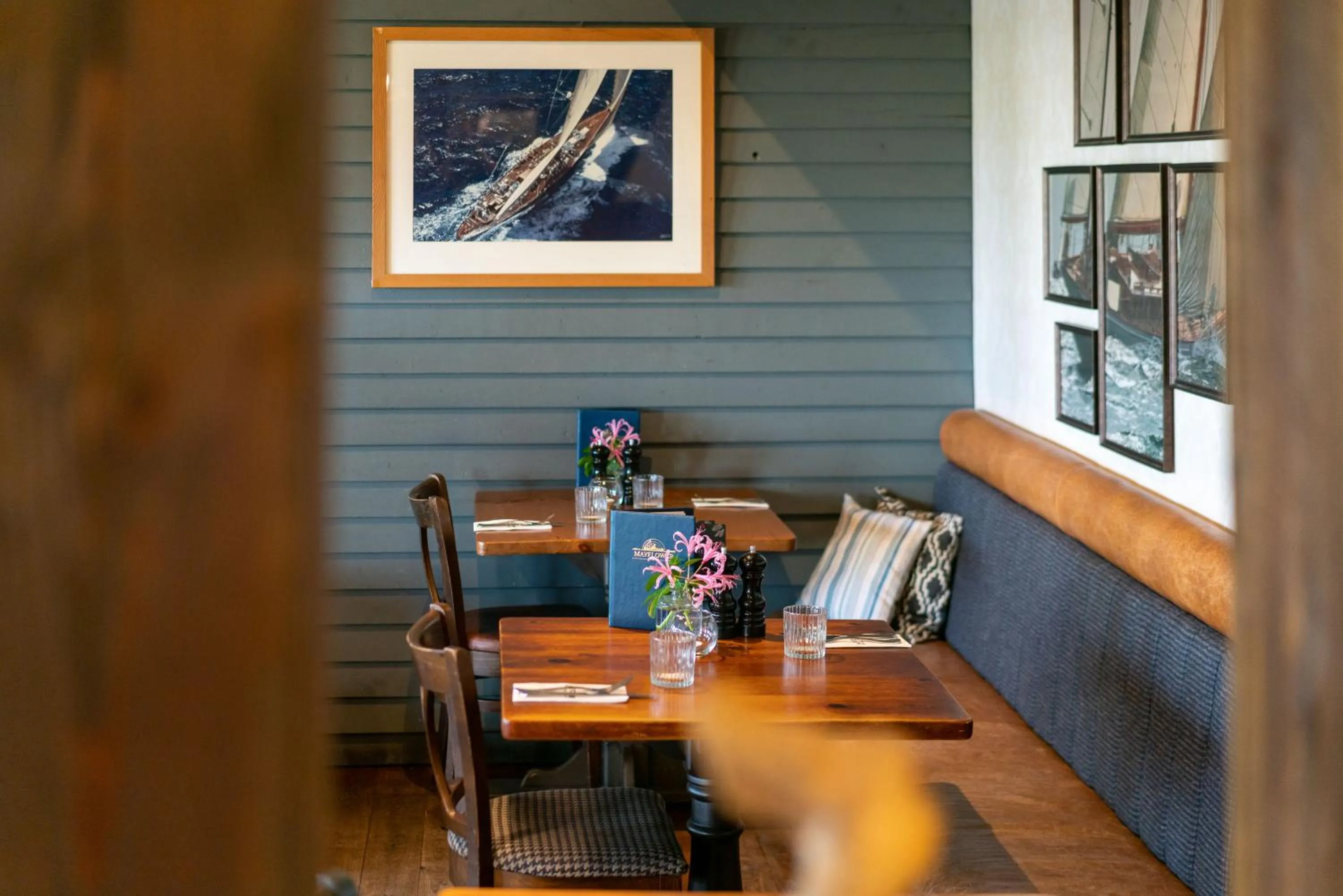 Decorative detail in The Mayflower