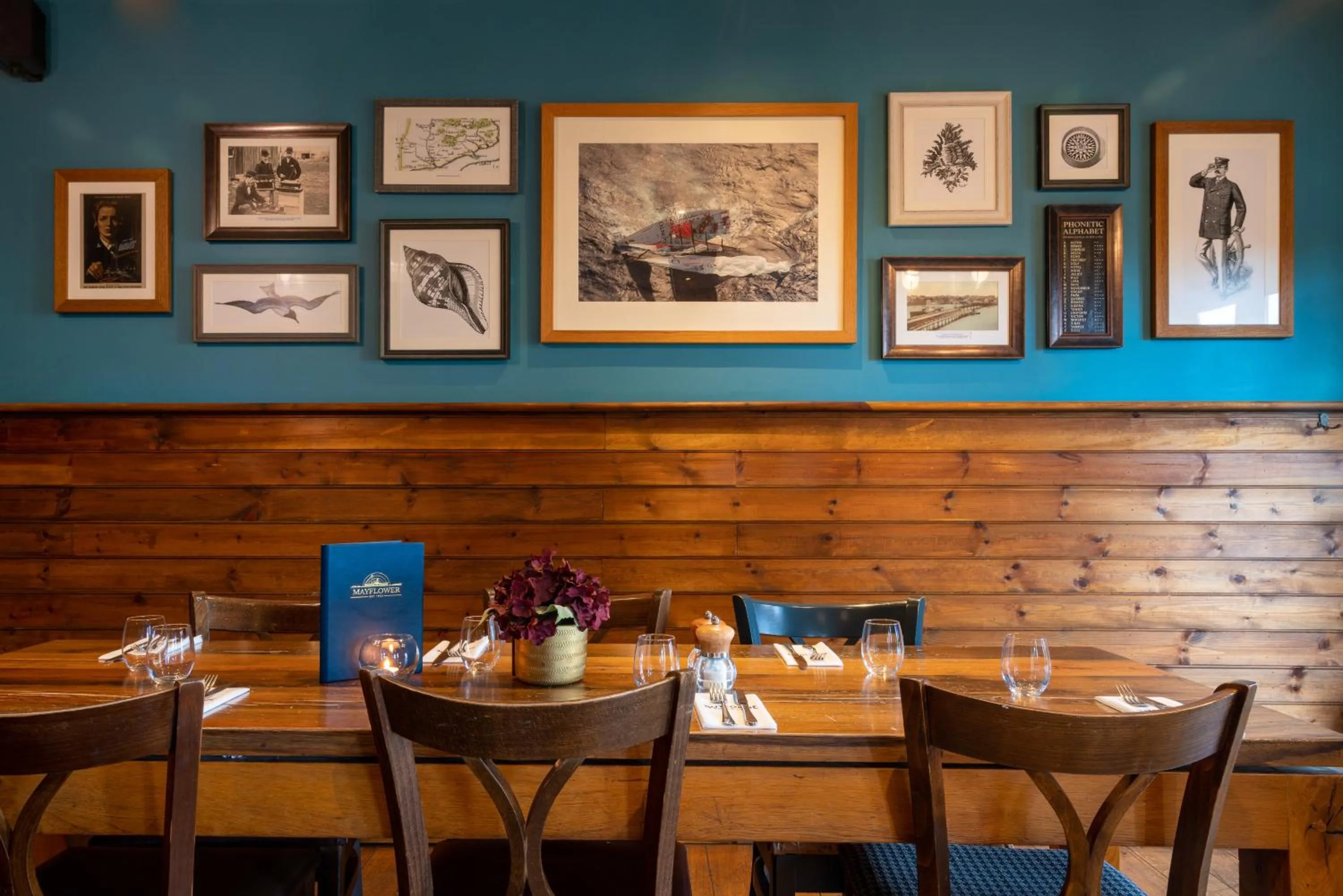 Decorative detail in The Mayflower