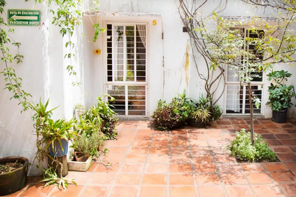 Patio in Casa Canario Hostel
