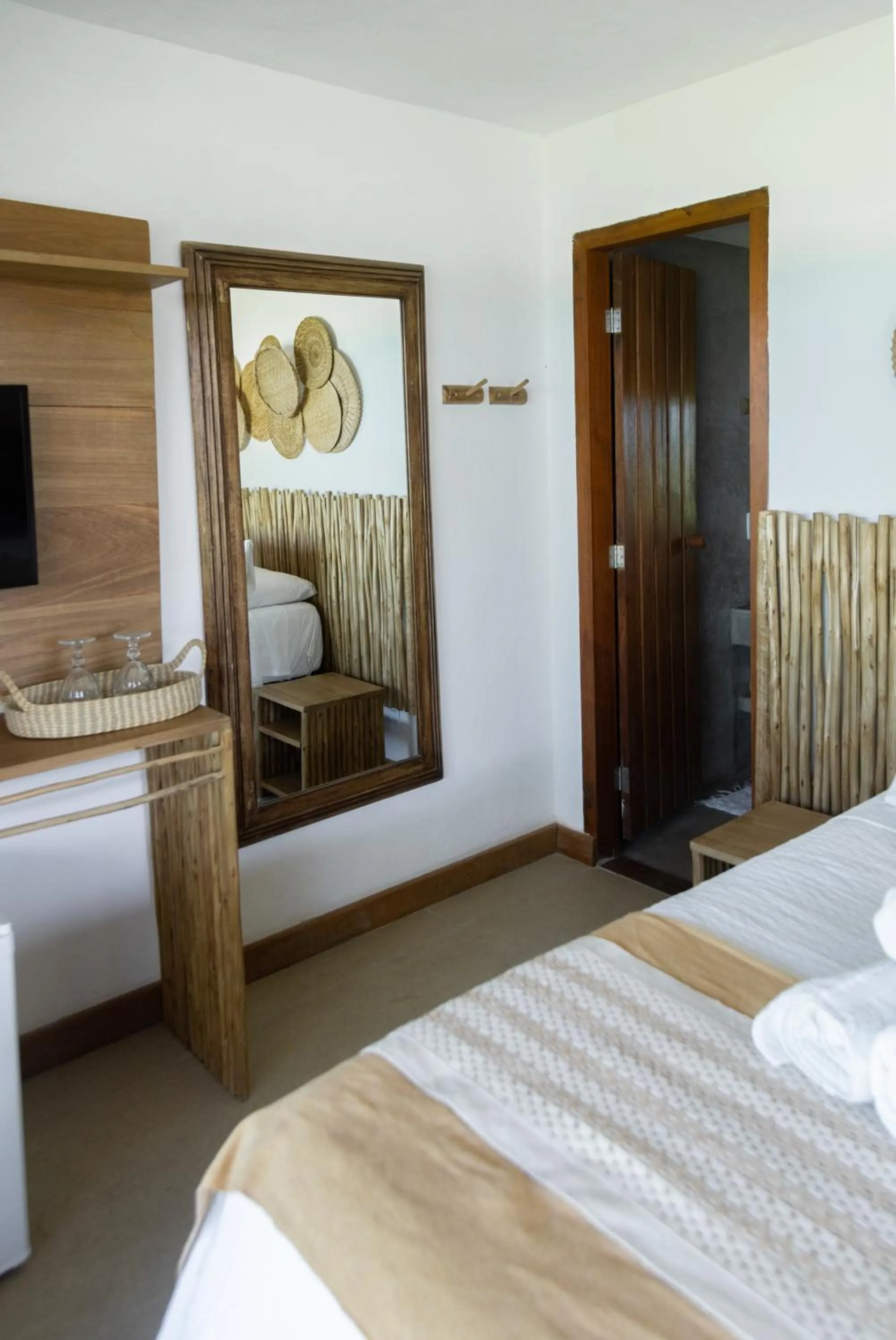 Bed in Pousada Vila do Mar