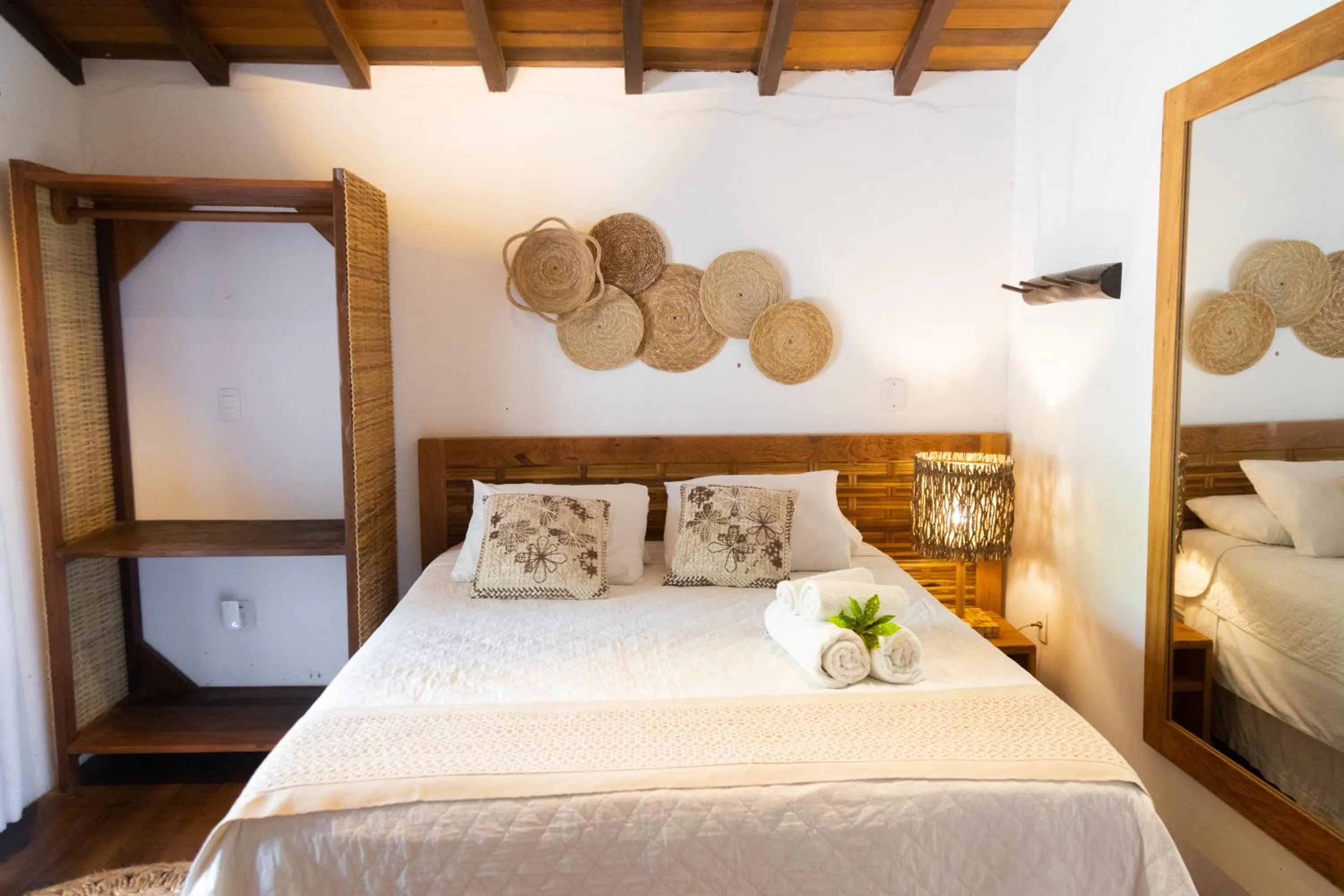 Bed in Pousada Vila do Mar