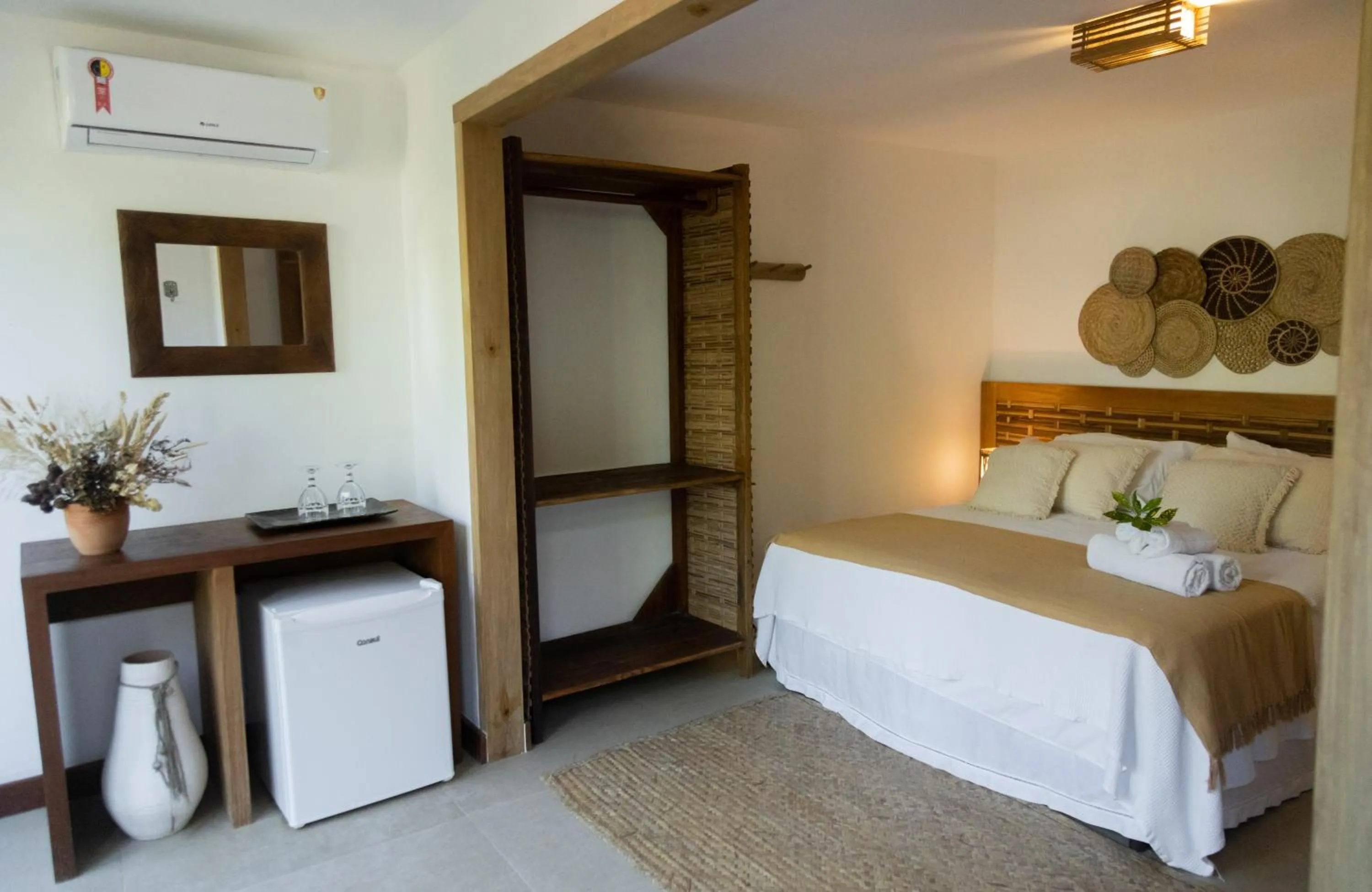 Bed in Pousada Vila do Mar