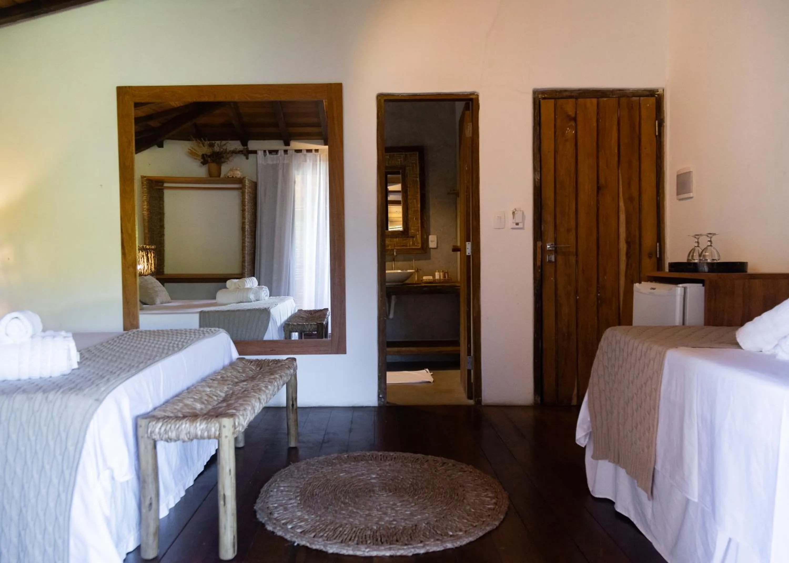 Bed in Pousada Vila do Mar