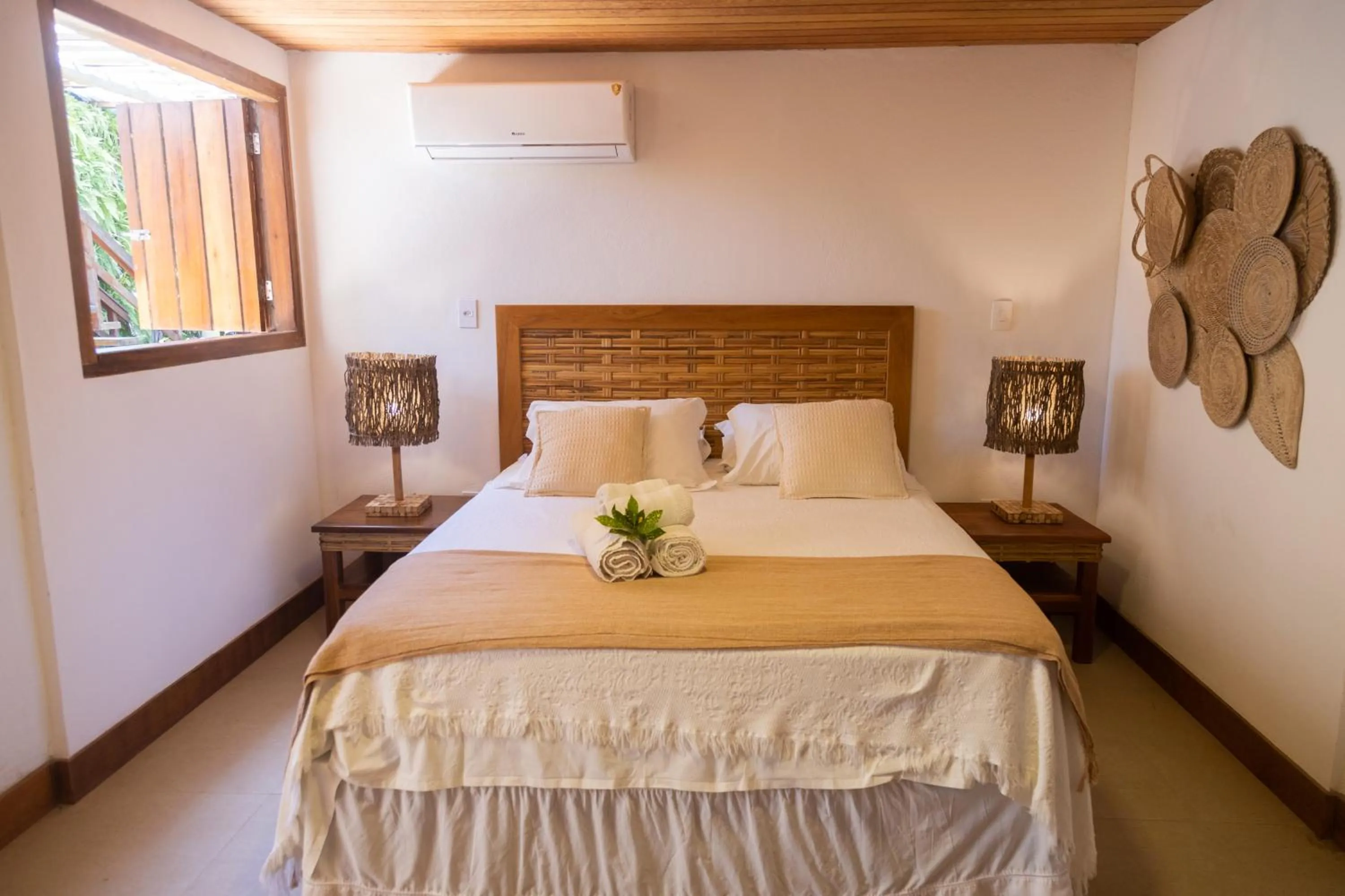 Bed in Pousada Vila do Mar