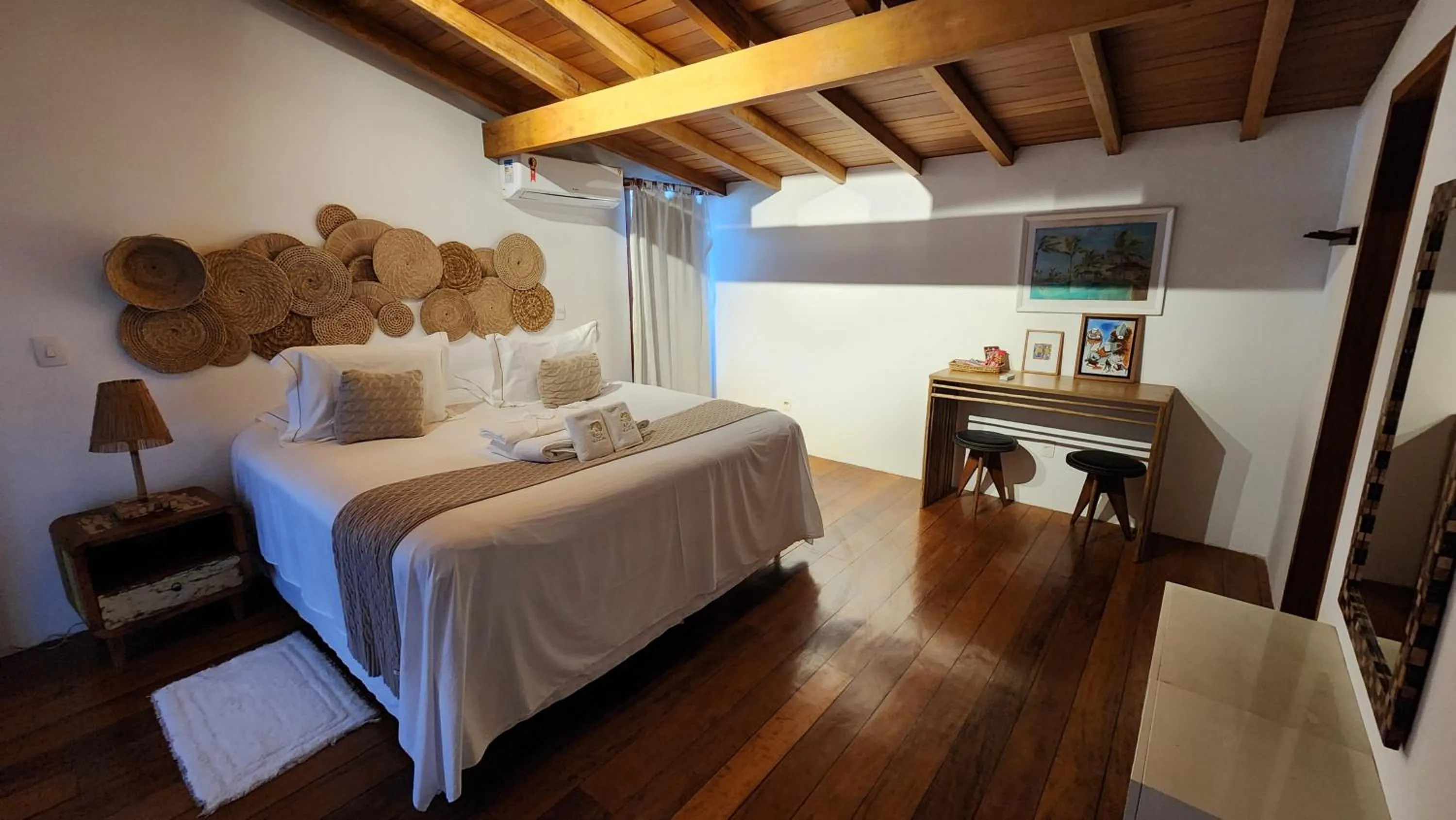 Bed in Pousada Vila do Mar