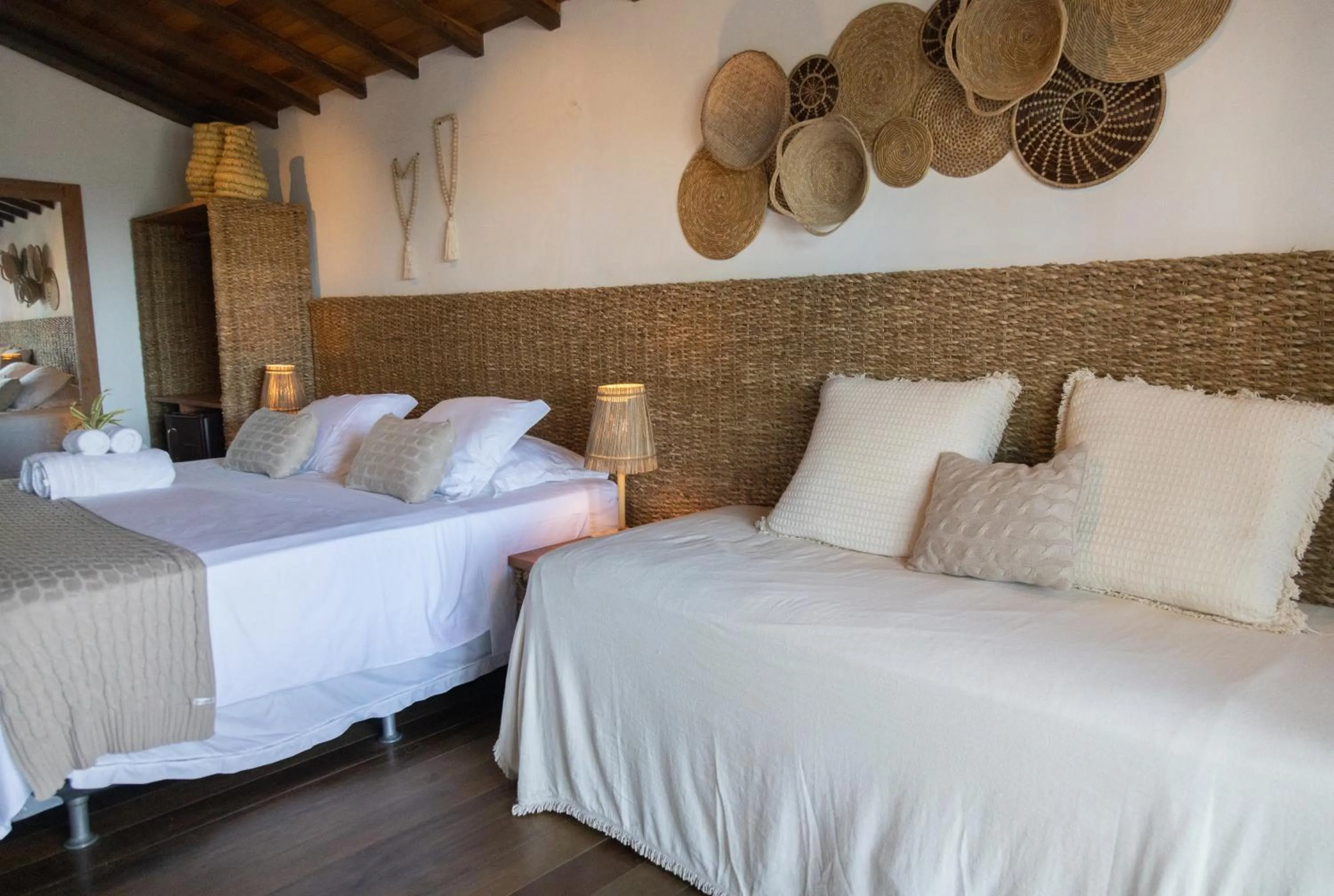 Bed in Pousada Vila do Mar