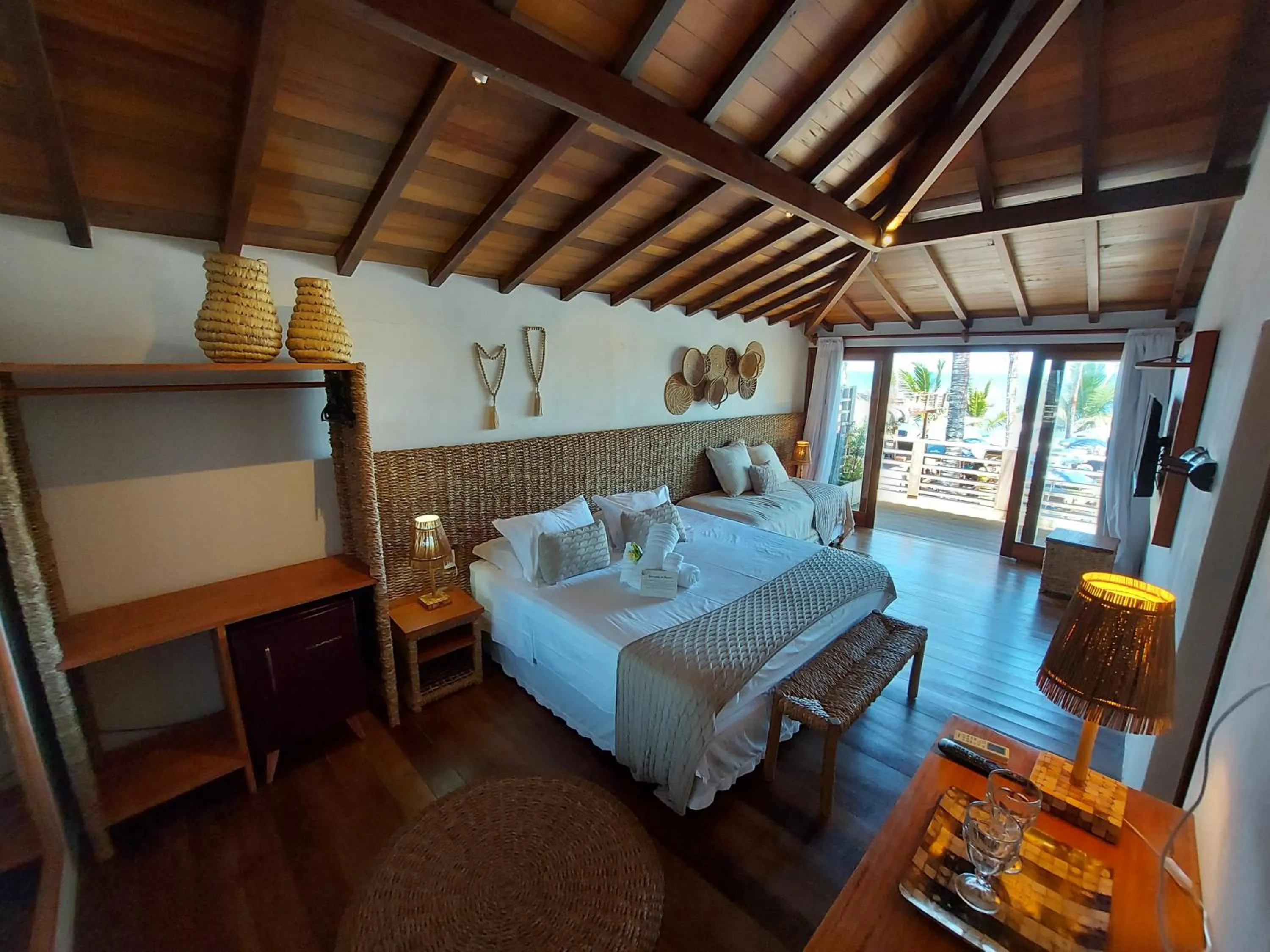 Bed in Pousada Vila do Mar