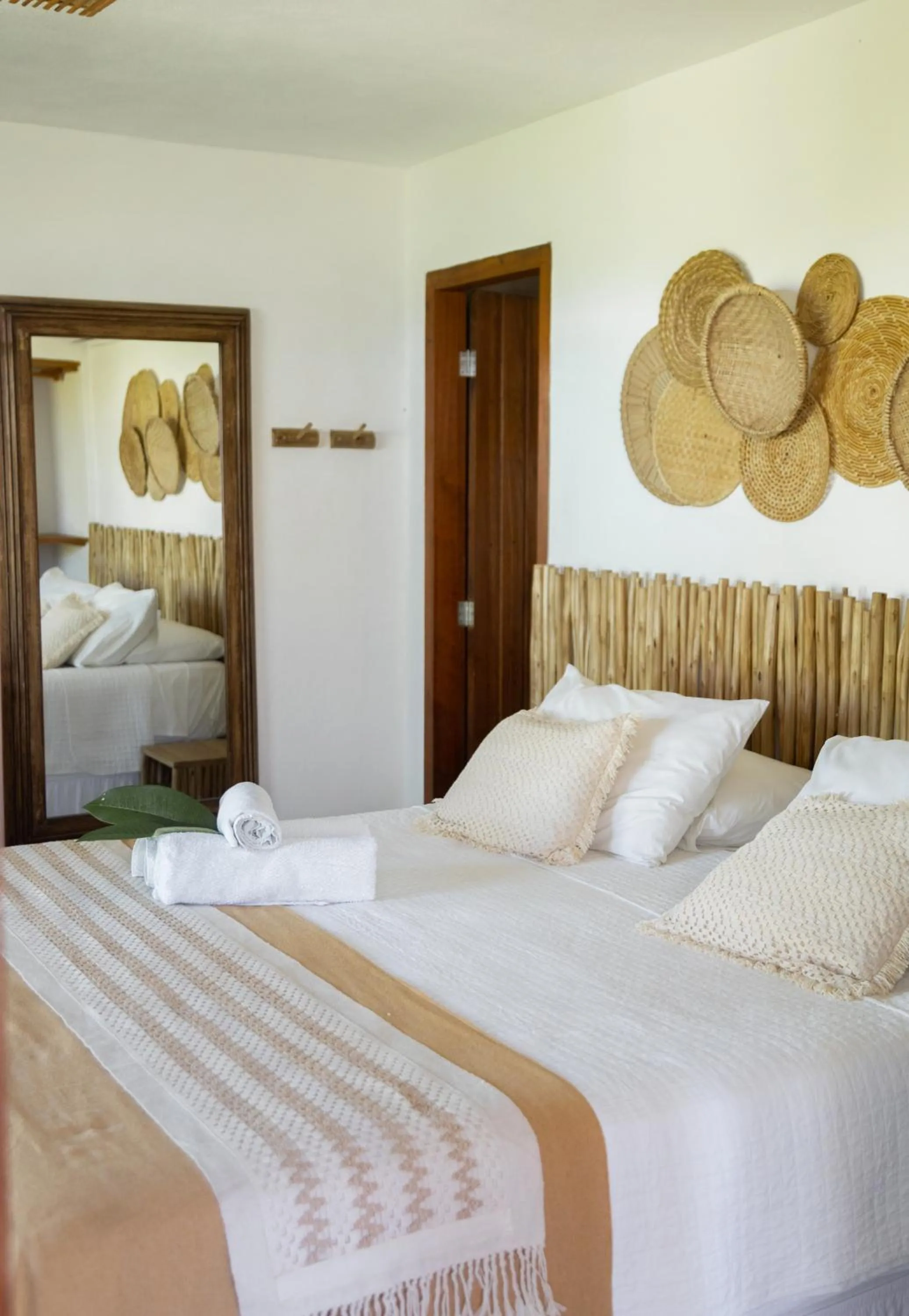 Bed in Pousada Vila do Mar