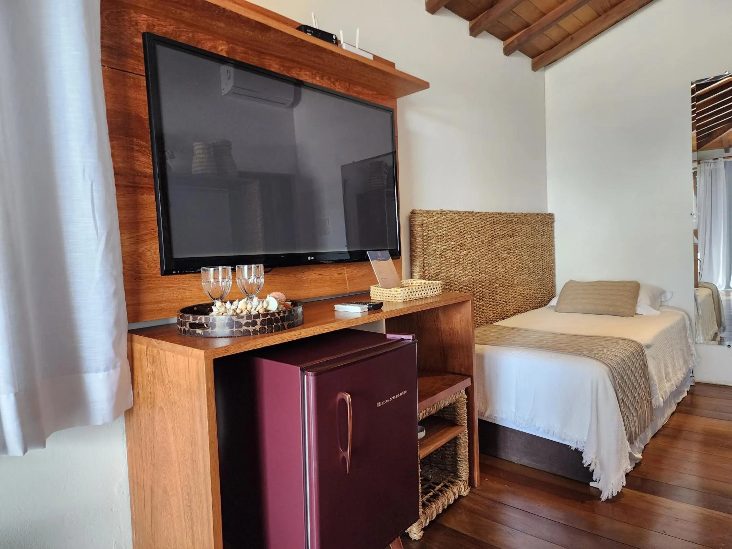 Bed in Pousada Vila do Mar