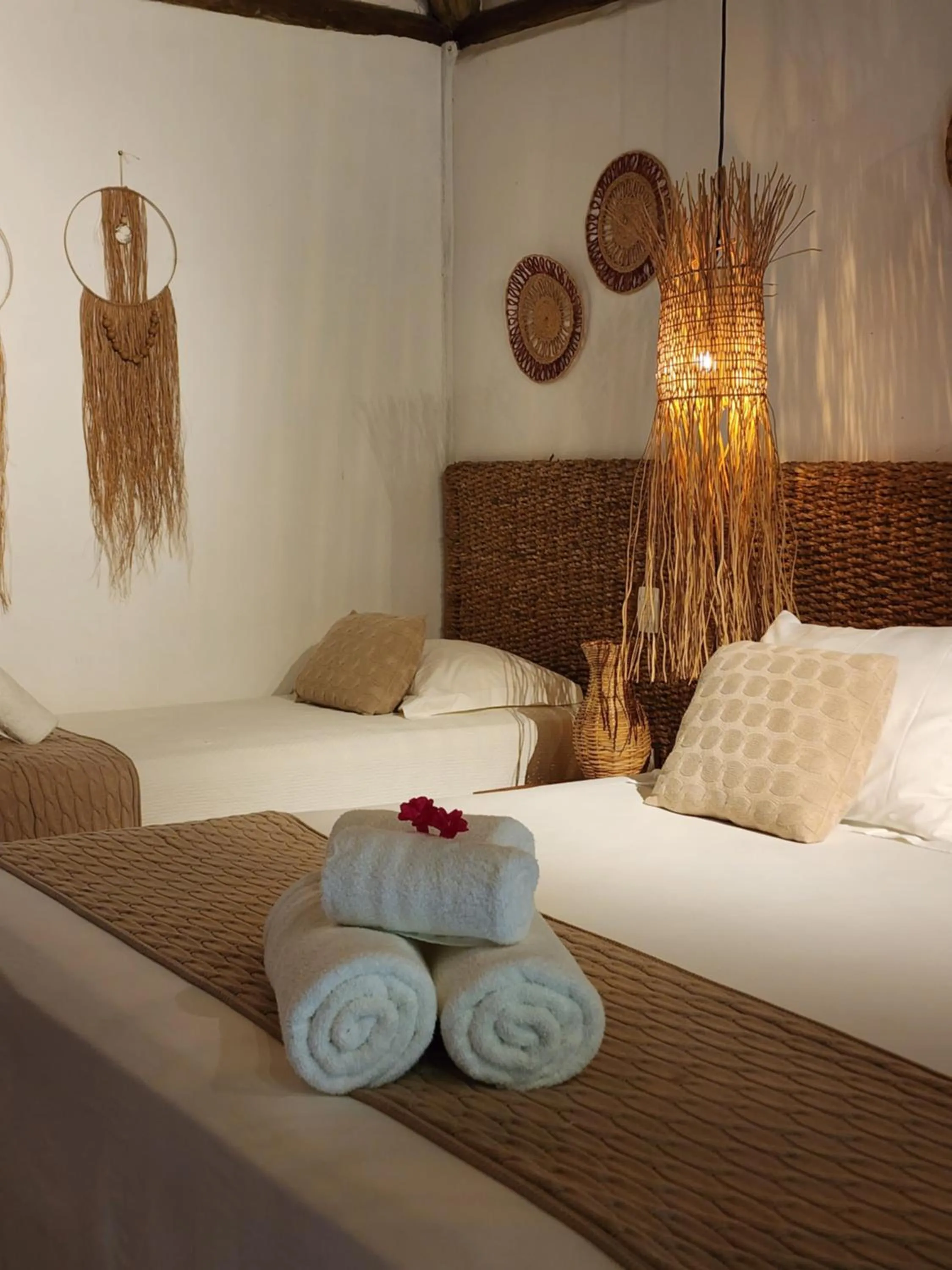 Bed in Pousada Vila do Mar