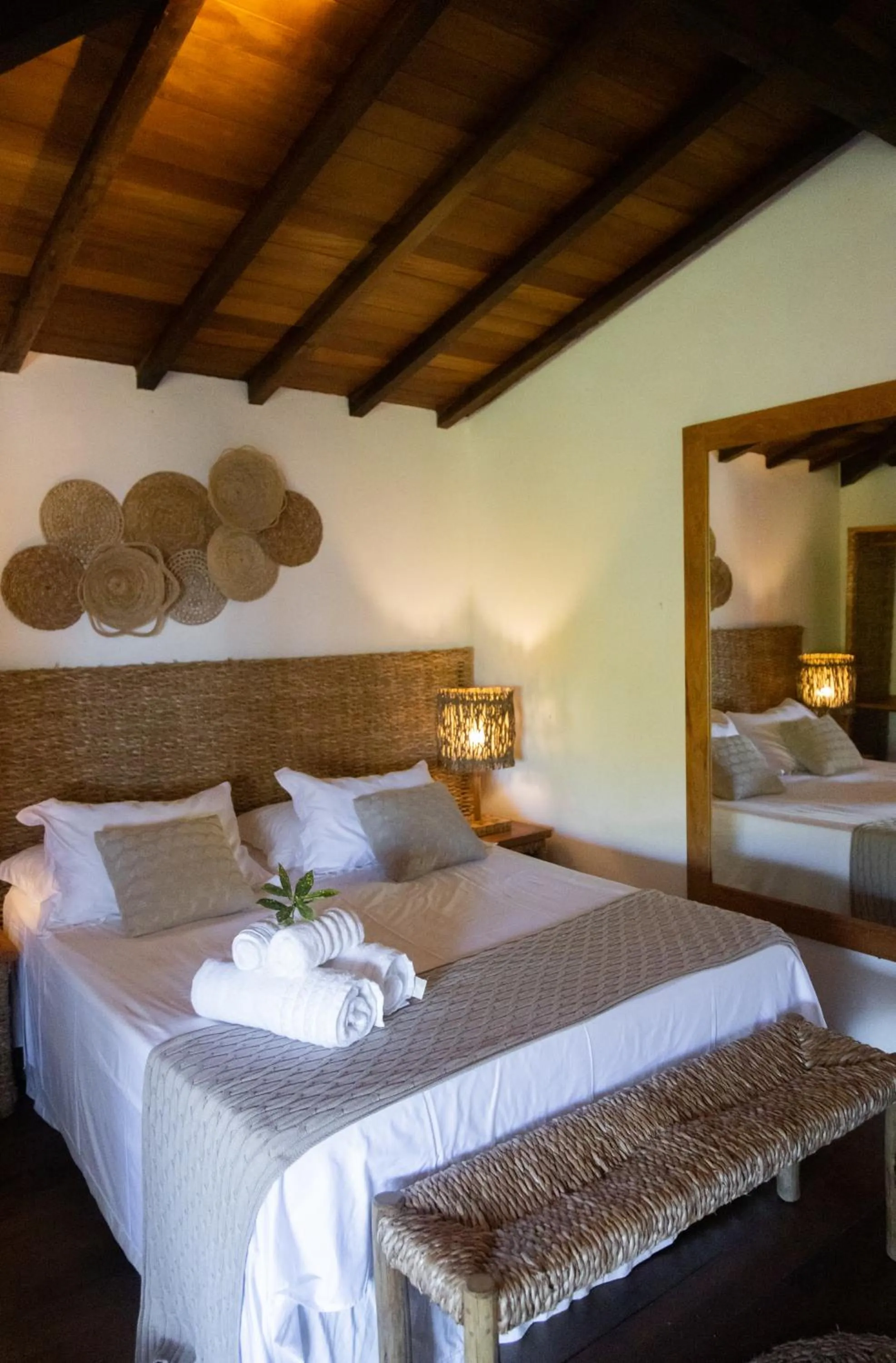 Bed in Pousada Vila do Mar