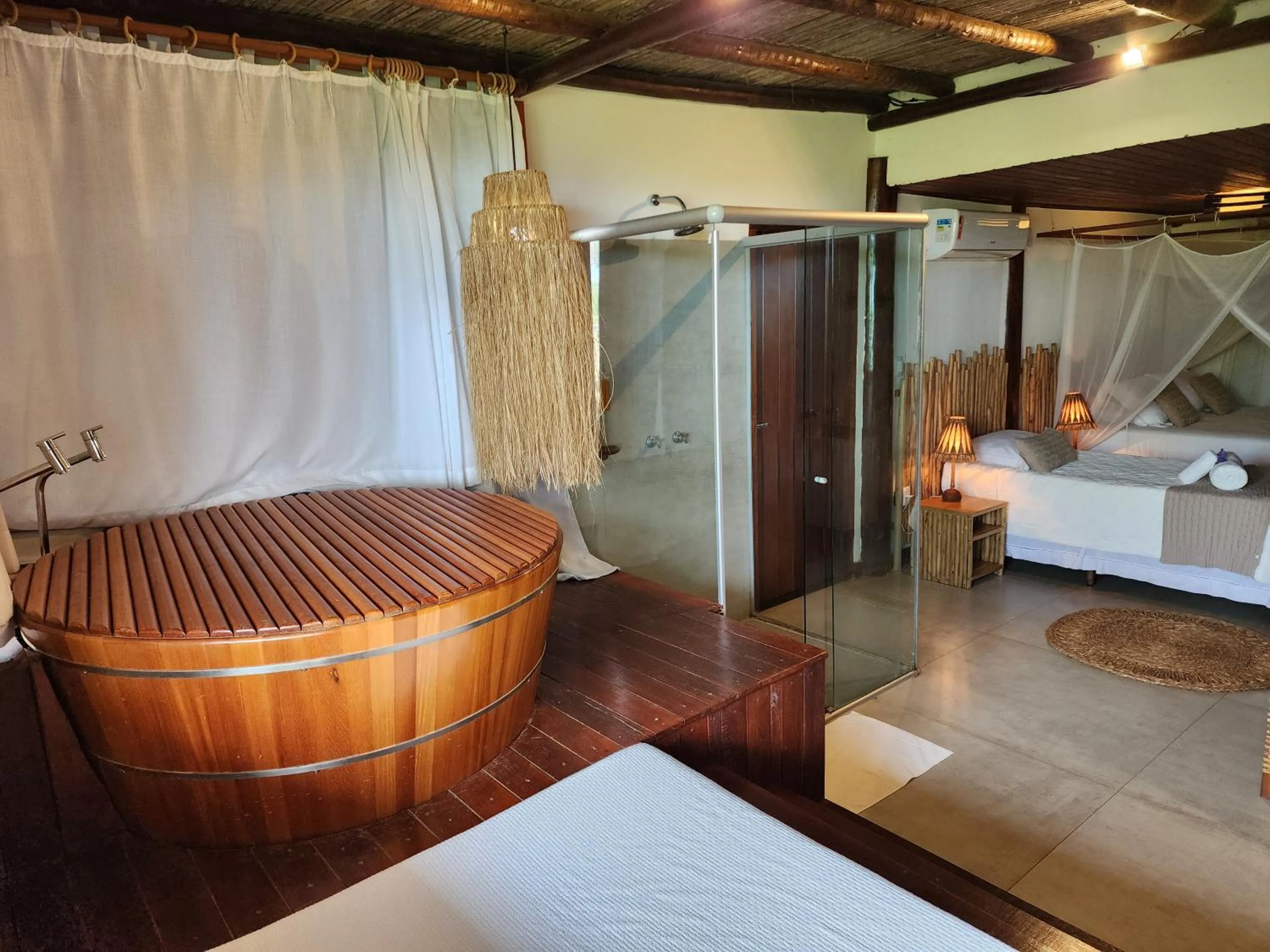 Bed in Pousada Vila do Mar