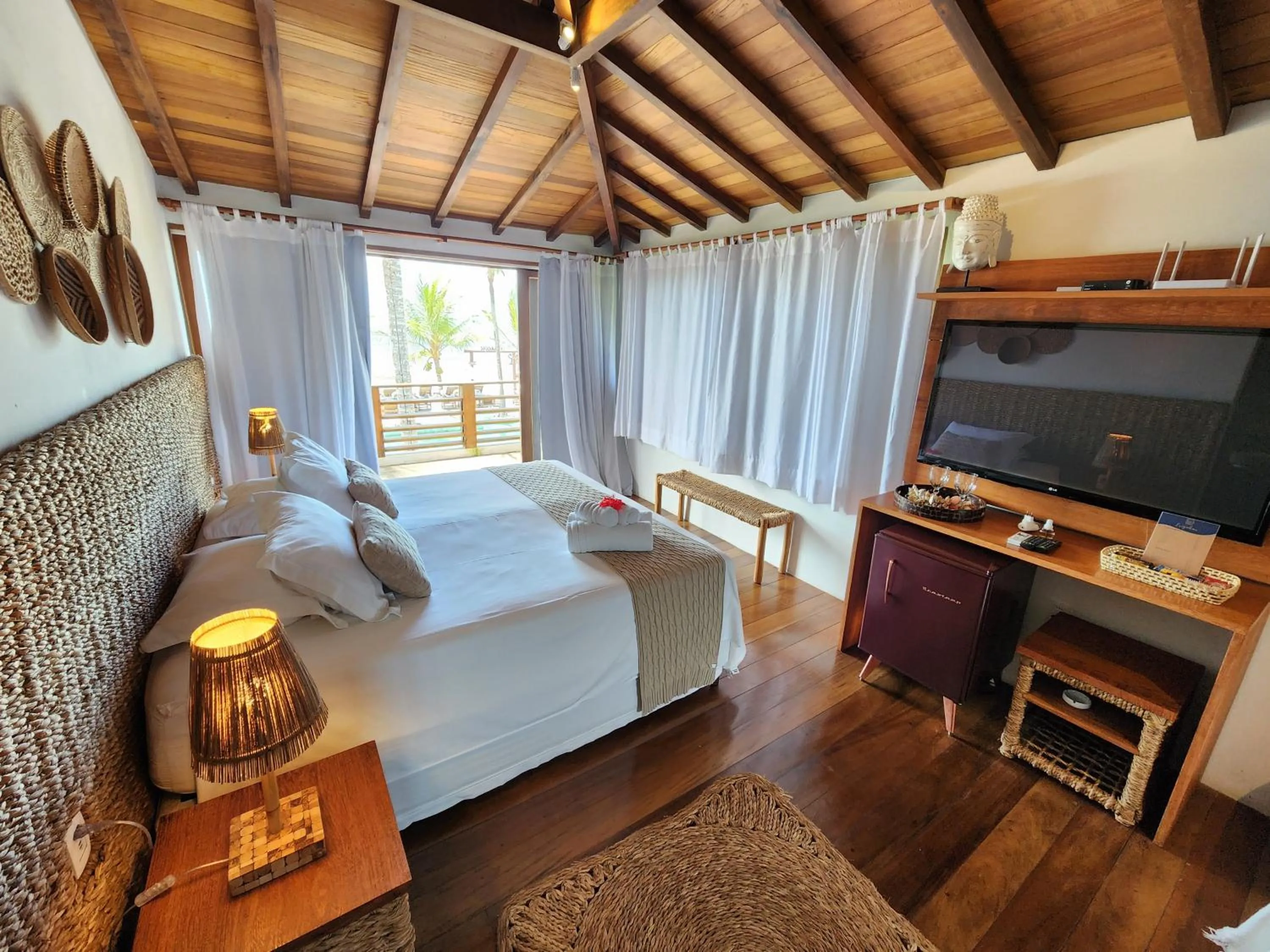 Bed in Pousada Vila do Mar