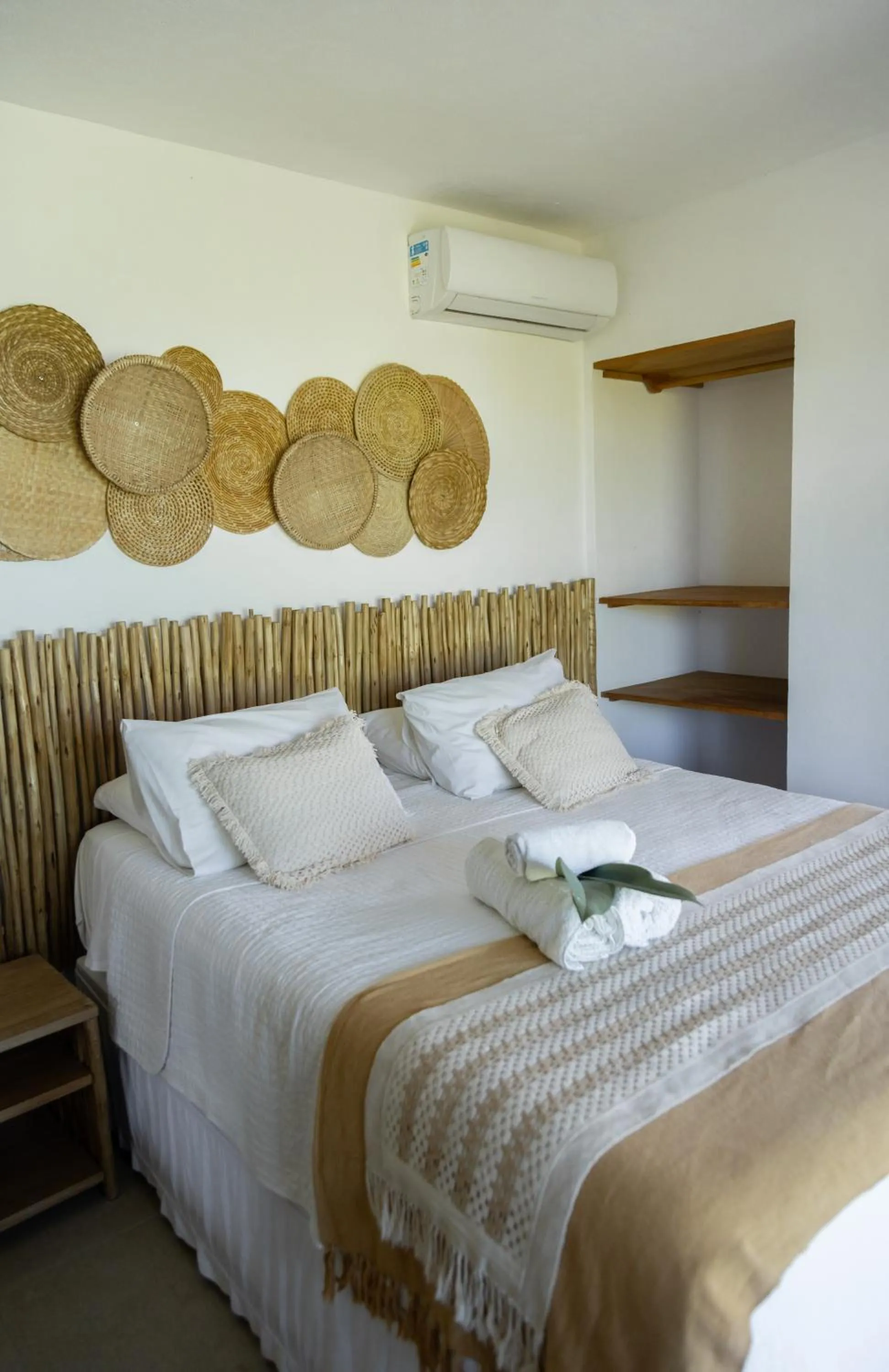 Bed in Pousada Vila do Mar