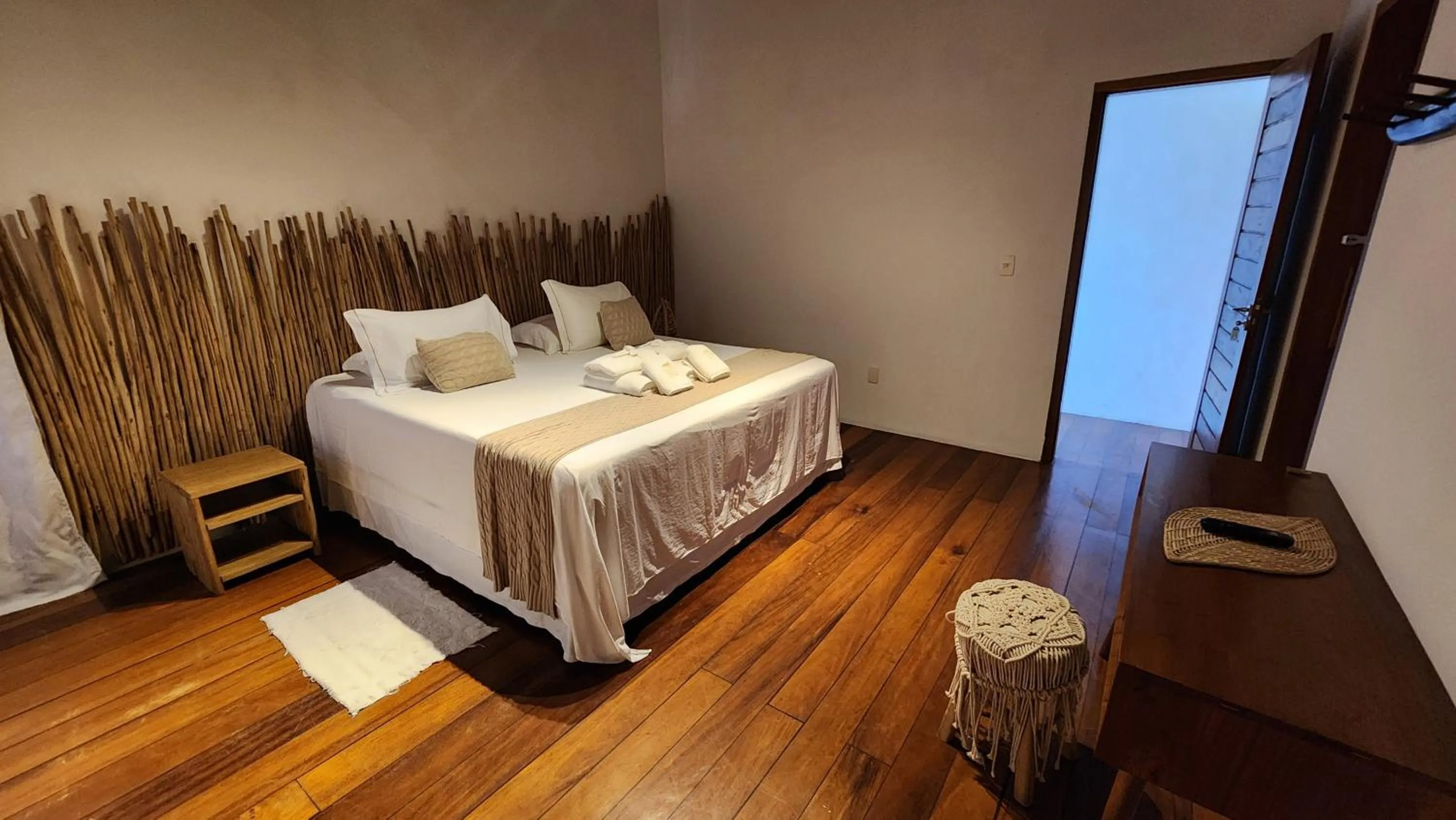 Bed in Pousada Vila do Mar