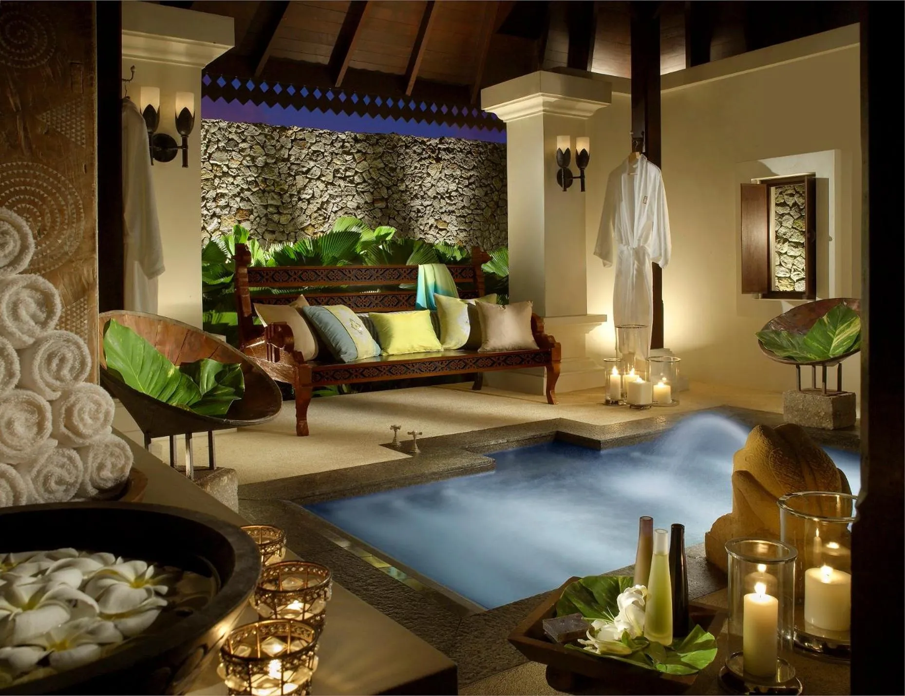 Living room in Pangkor Laut Resort - Small Luxury Hotels of the World