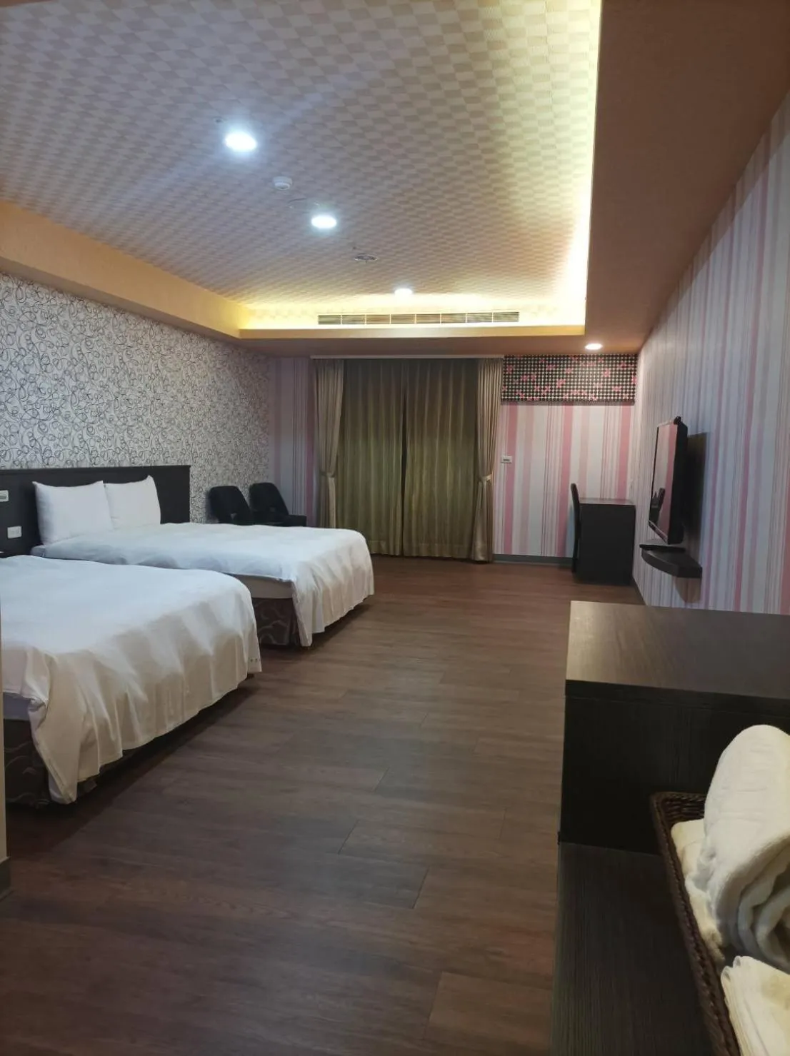 On site, Bed in Crystal Hotel