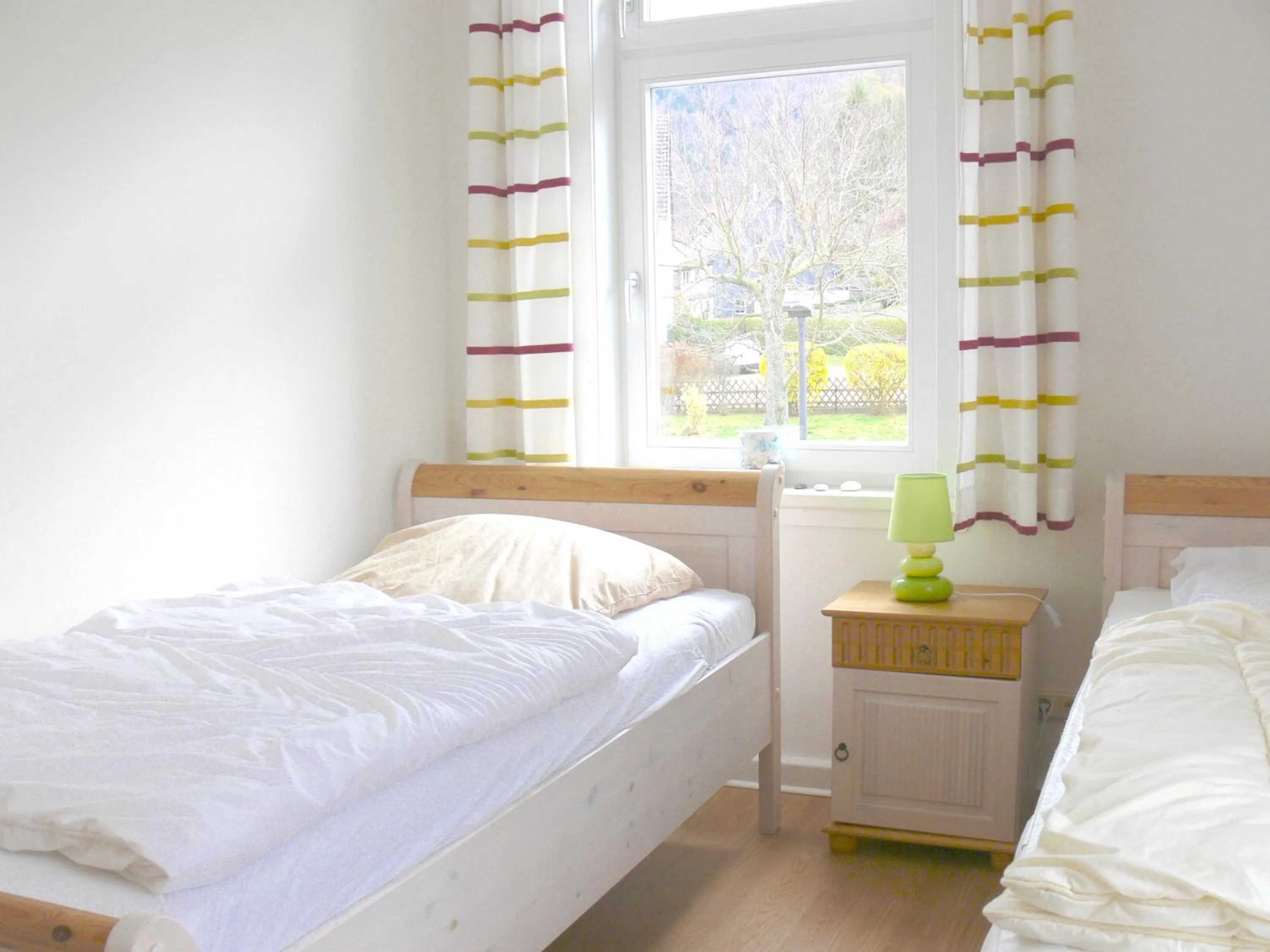 Bed in Ferienwohnung Siegers