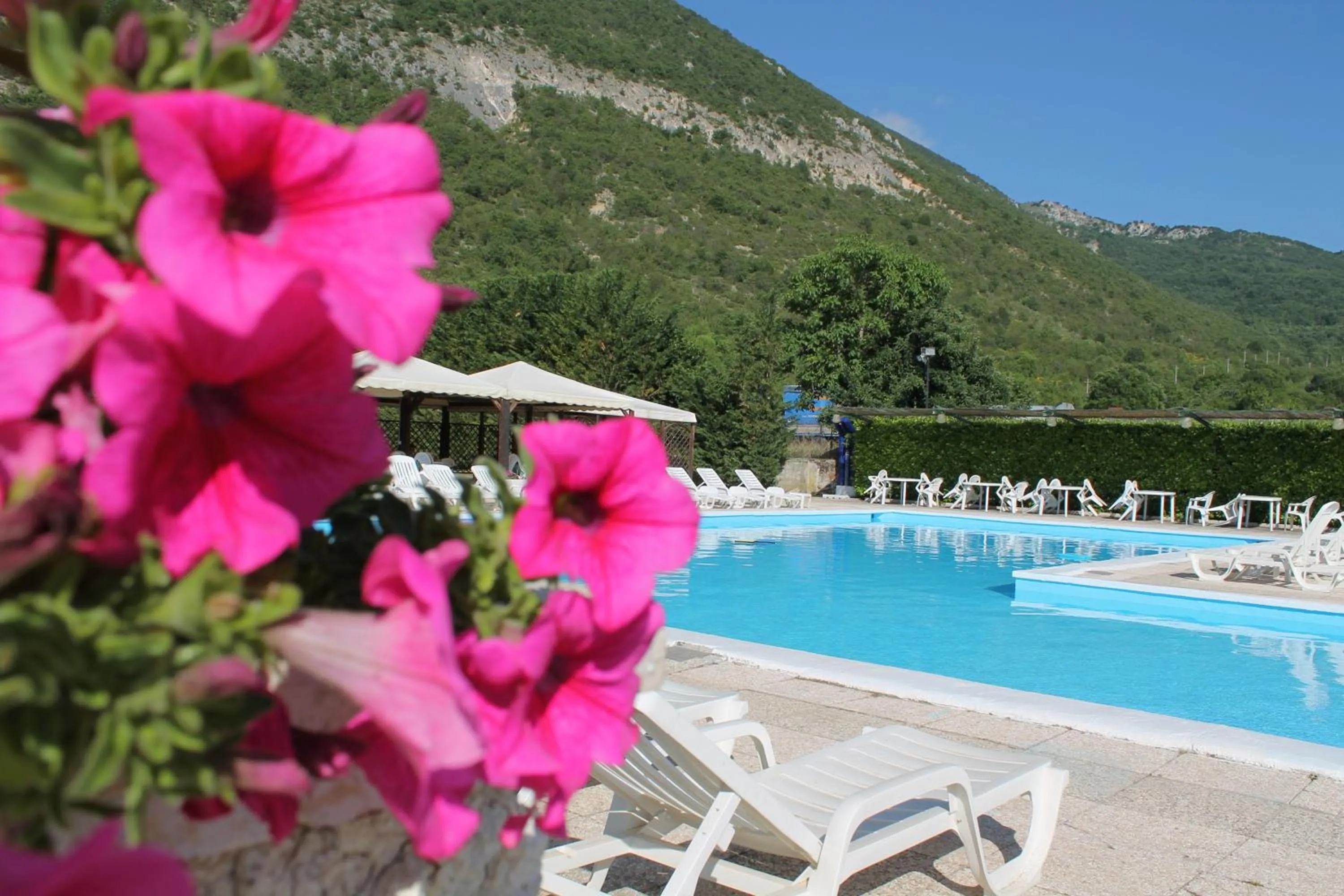 Swimming pool in FILIPPONE HOTEL&RISTORANTE
