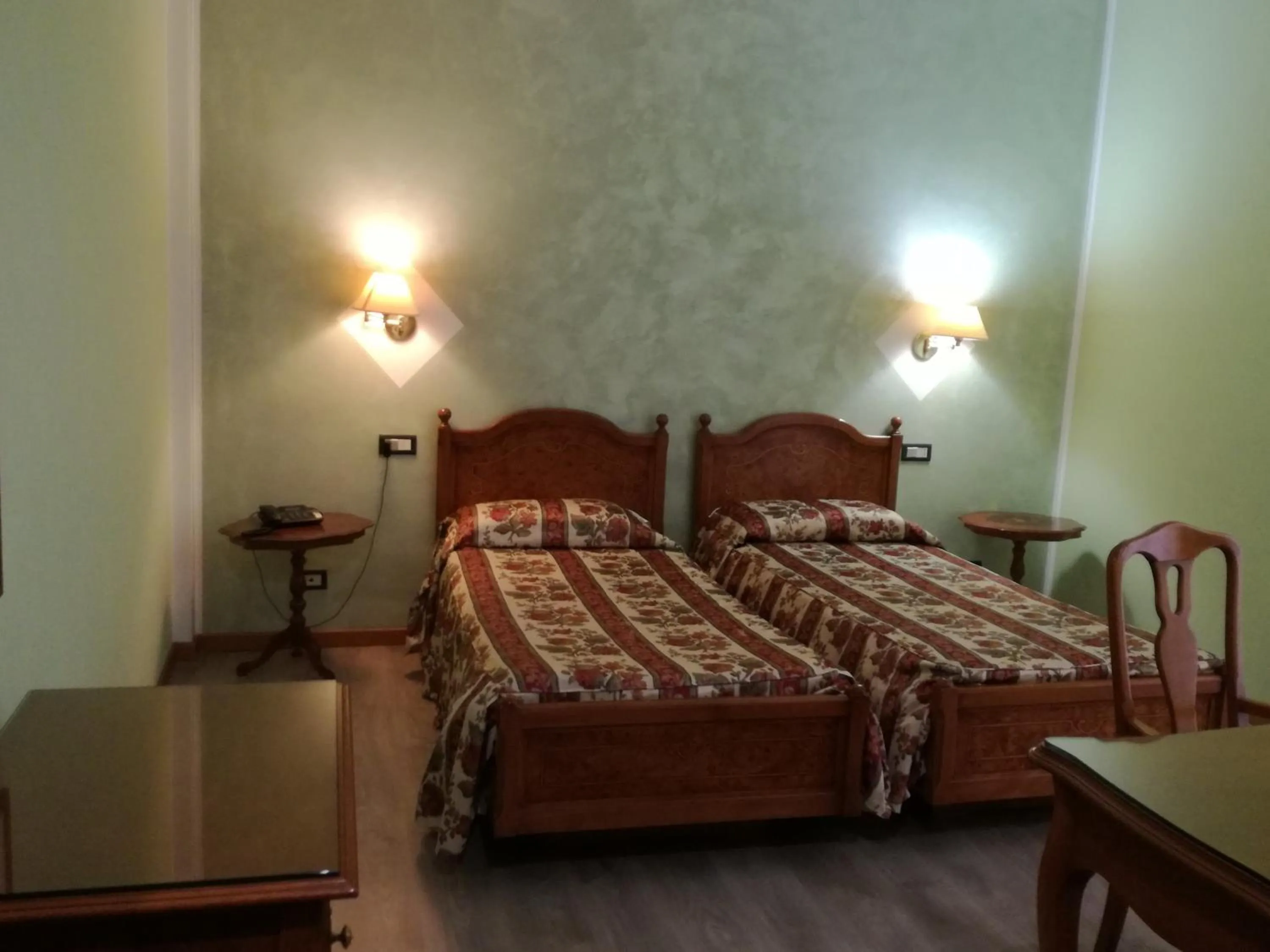 Bed in FILIPPONE HOTEL&RISTORANTE