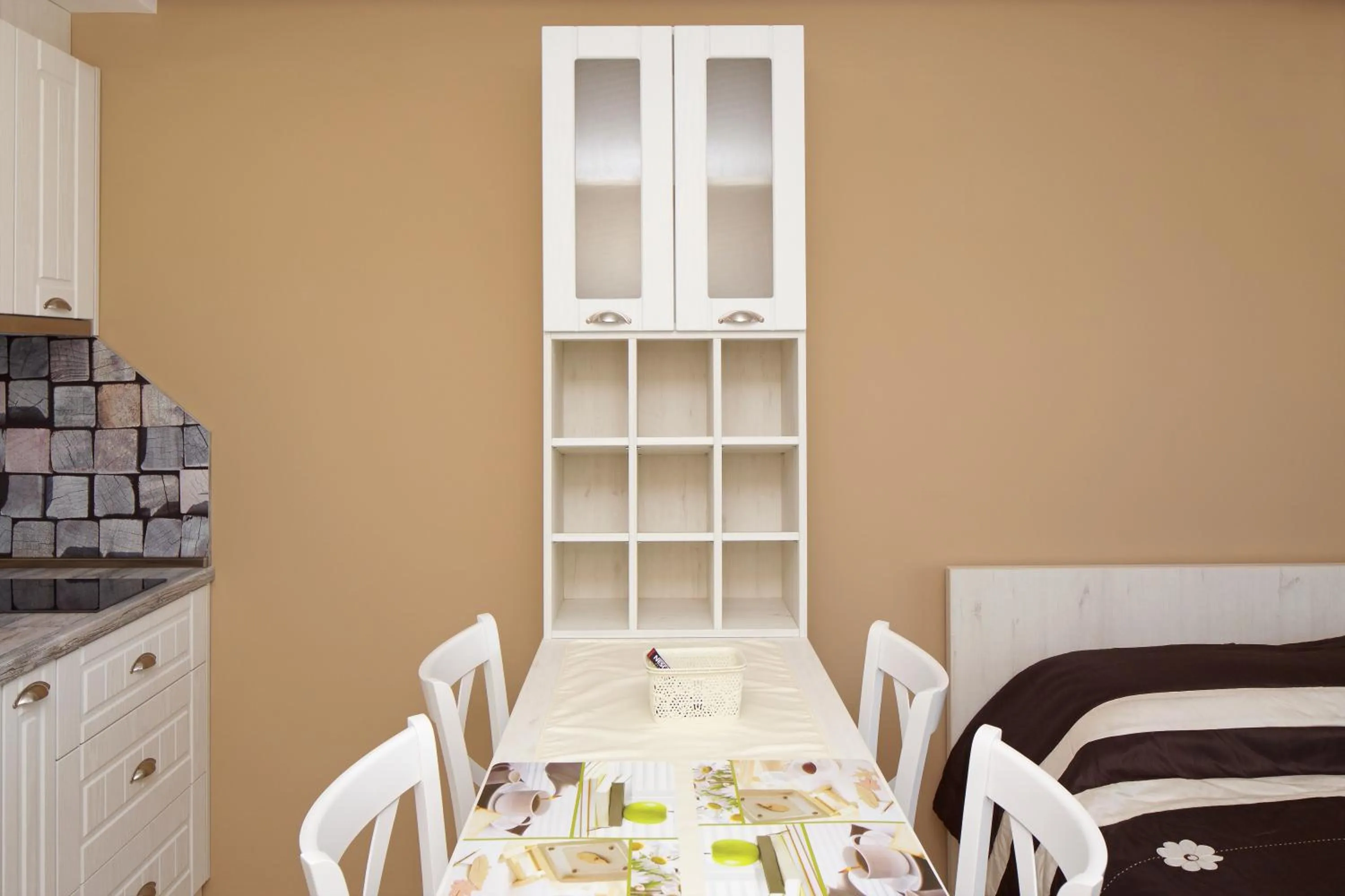 Kitchen or kitchenette in Aparthotel Paradiso