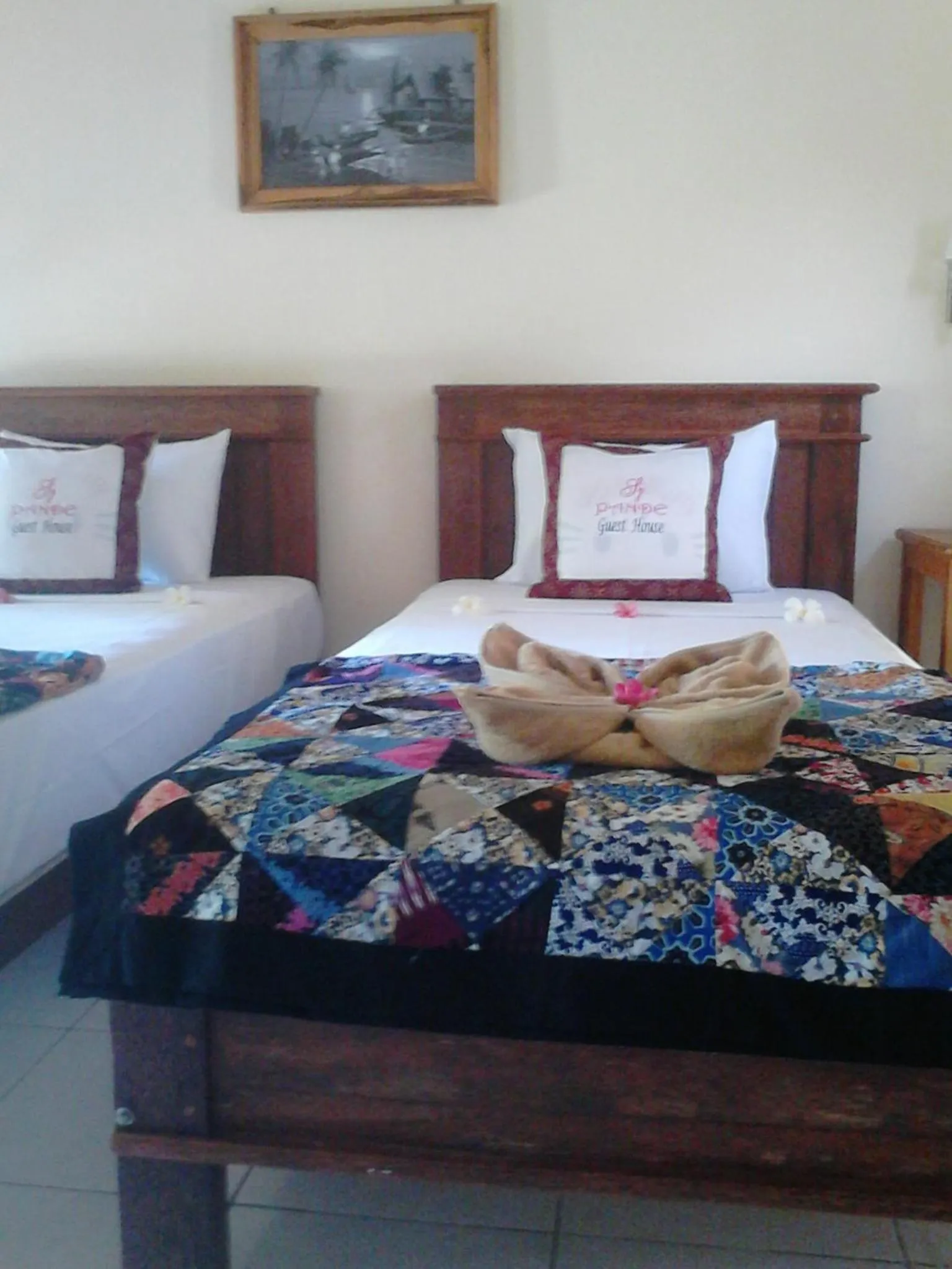 Bed in Pande Guest House