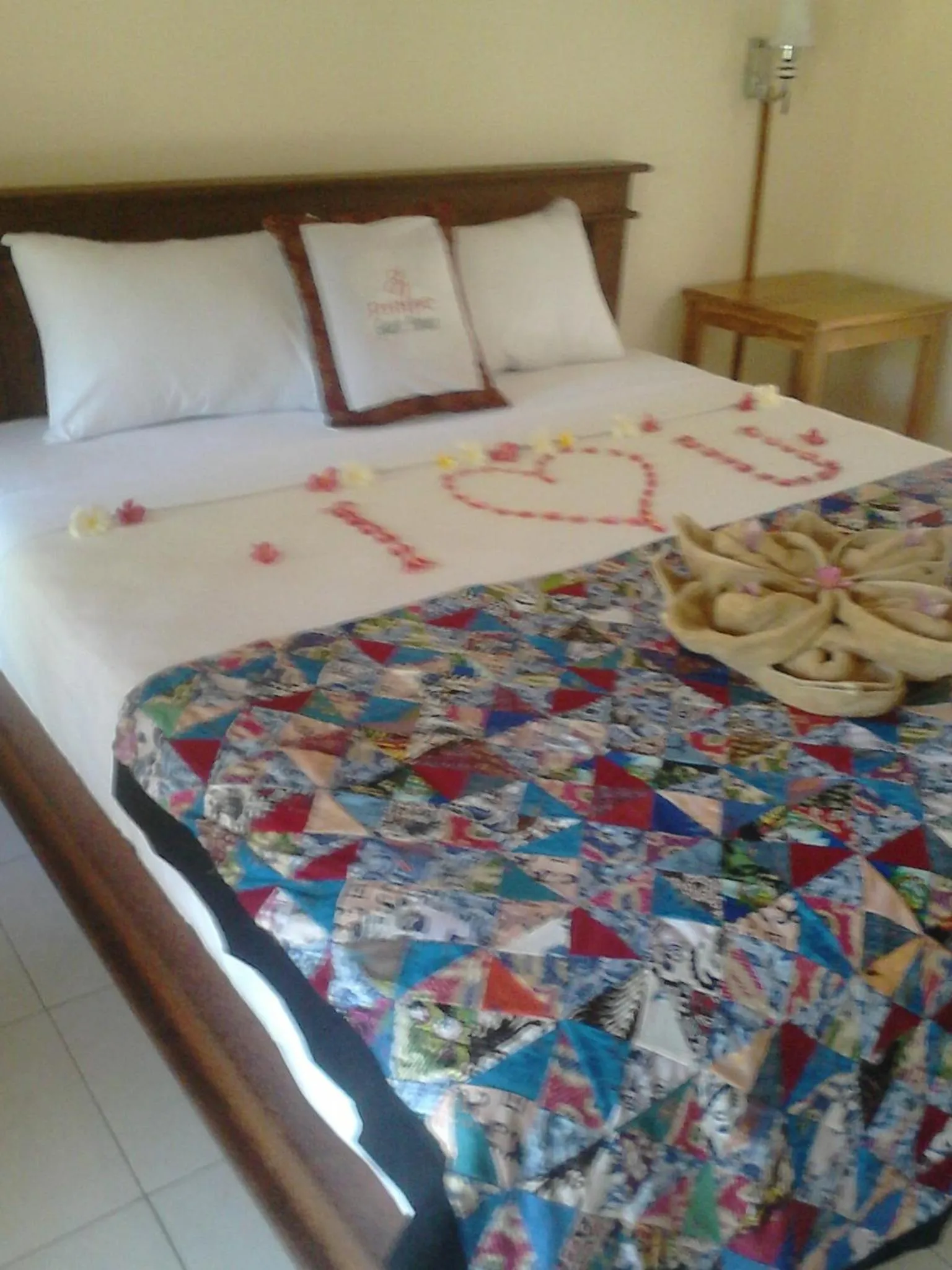 Bed in Pande Guest House