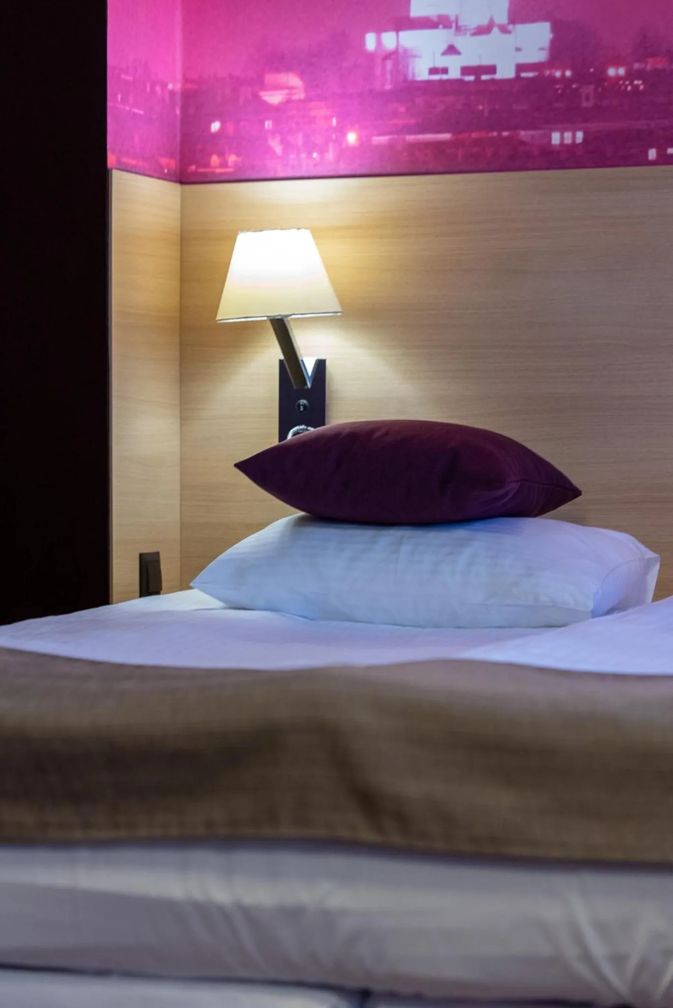 Bed in Hotel Cristal Białystok