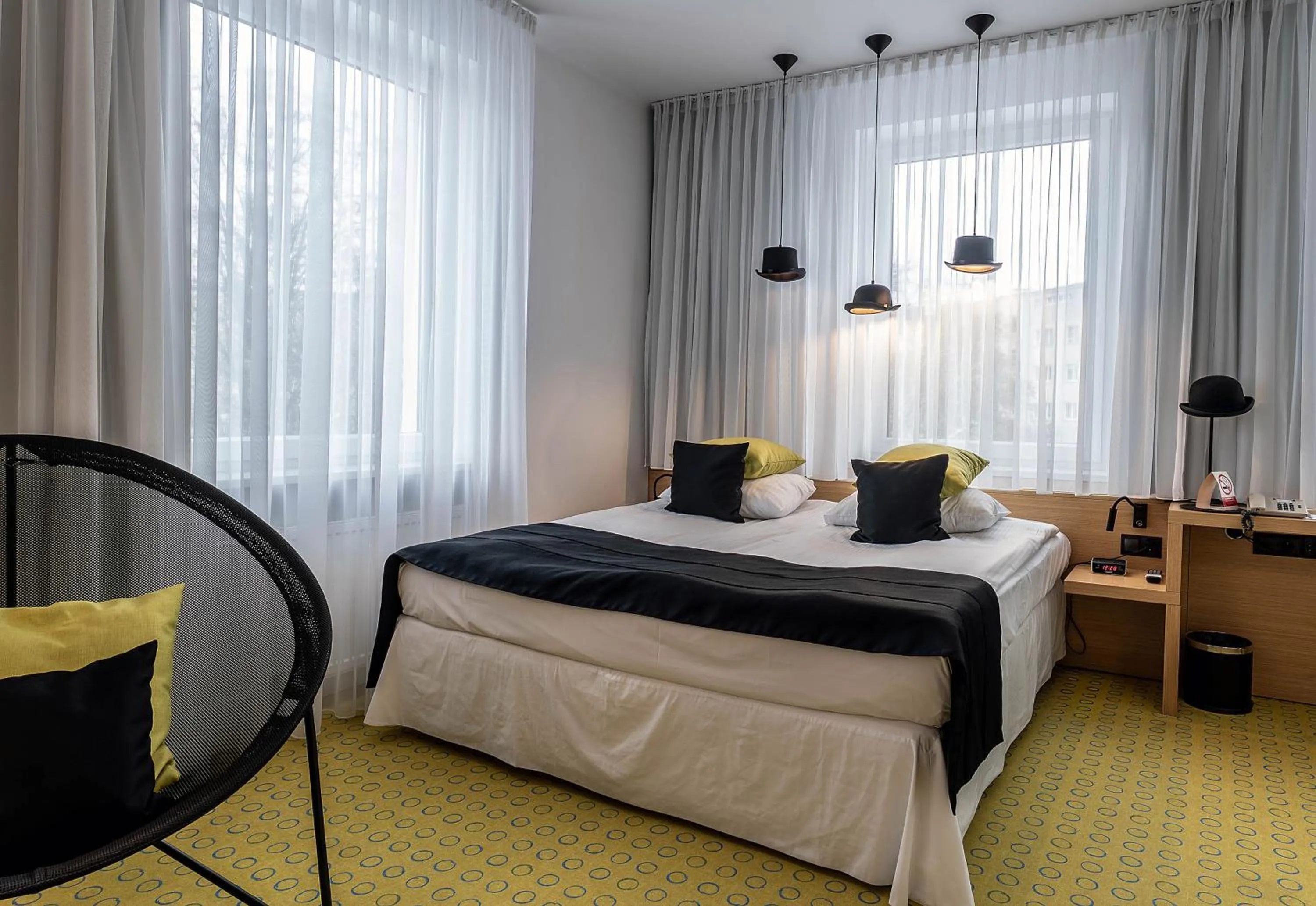 View (from property/room), Bed in Hotel Cristal Białystok