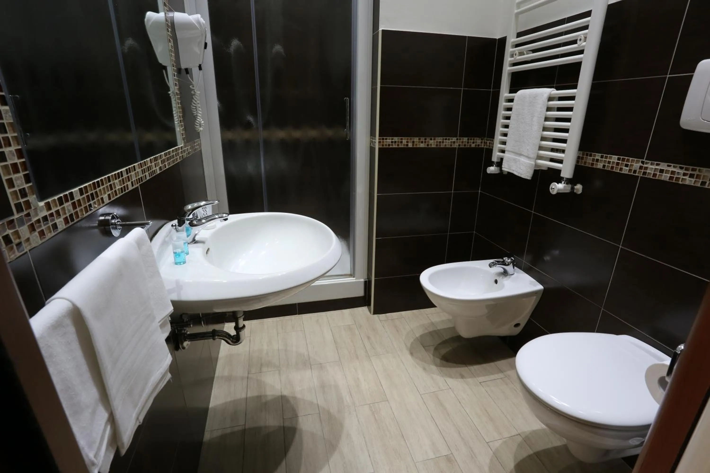 Shower in Hotel Europa