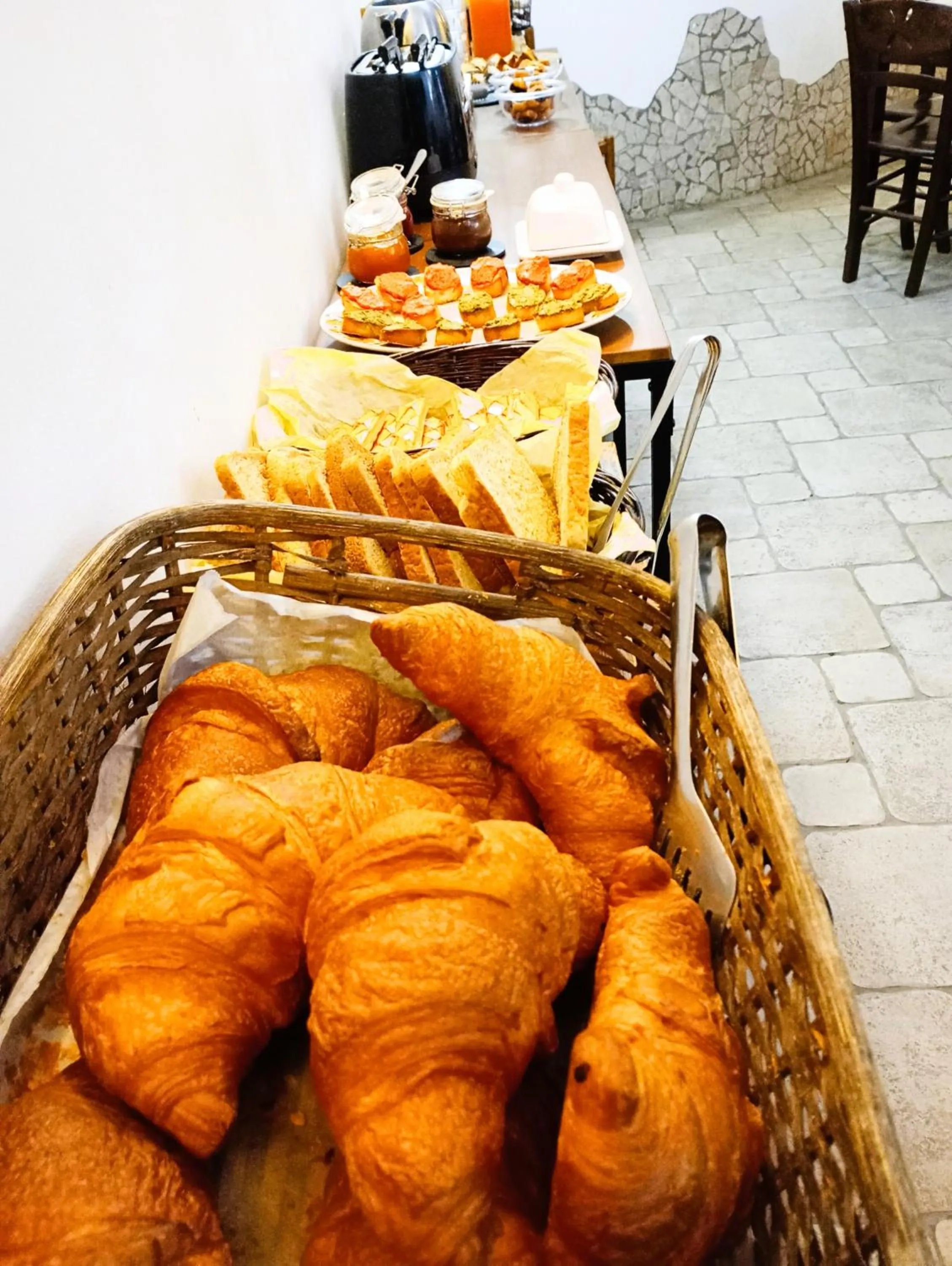 Buffet breakfast in Hotel Pace