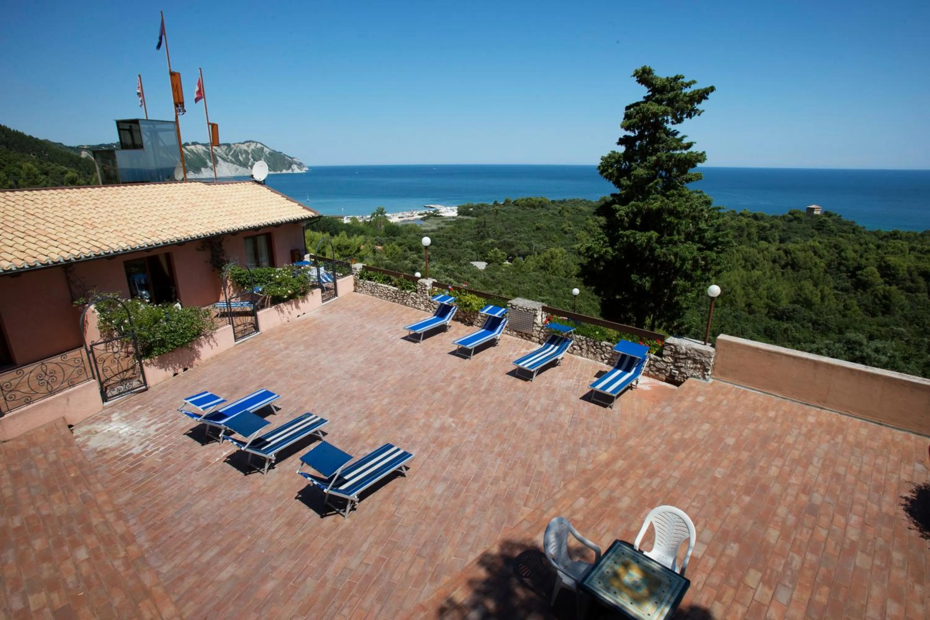 Balcony/Terrace in Hotel Internazionale