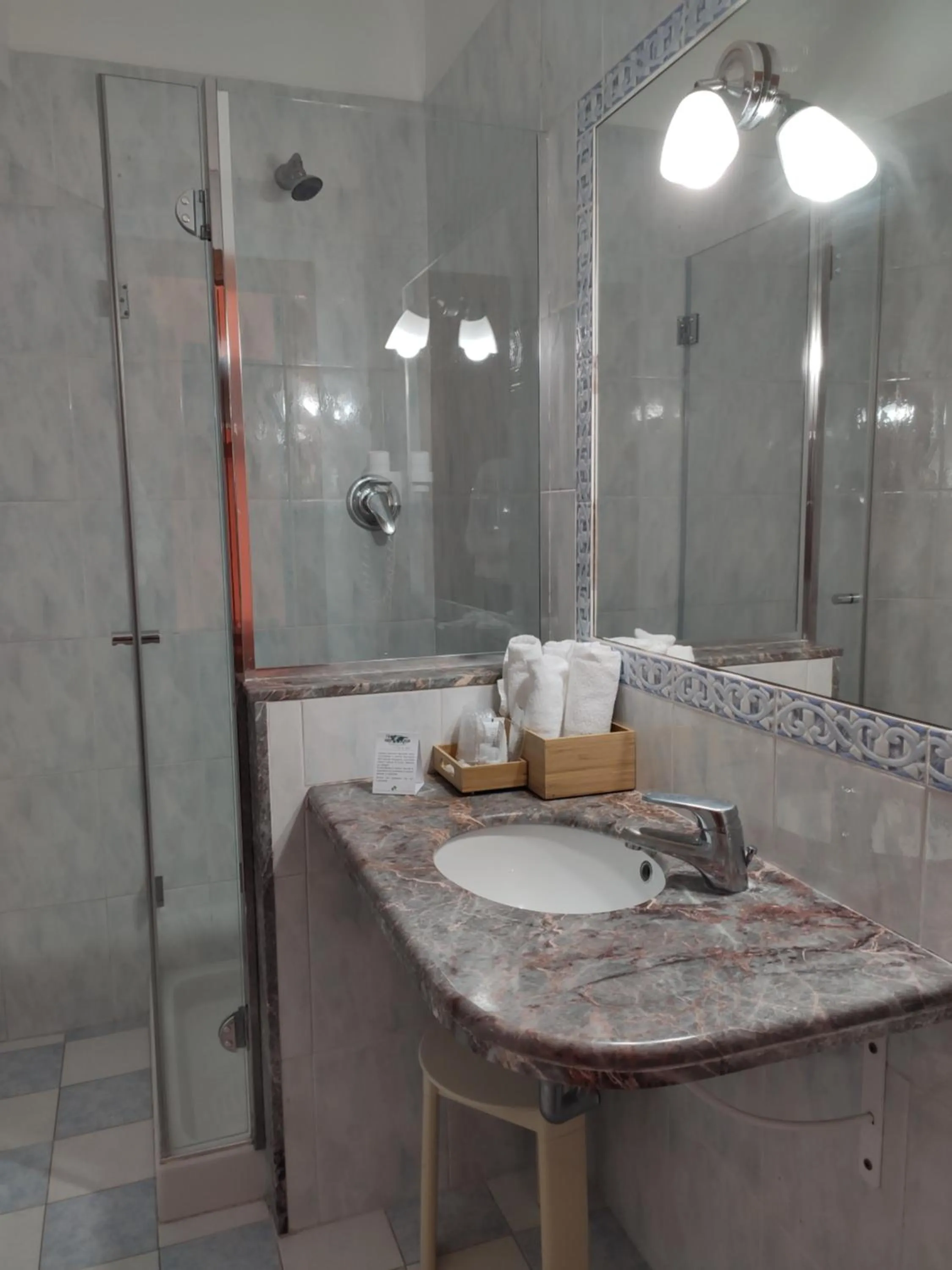 Shower in Hotel Internazionale