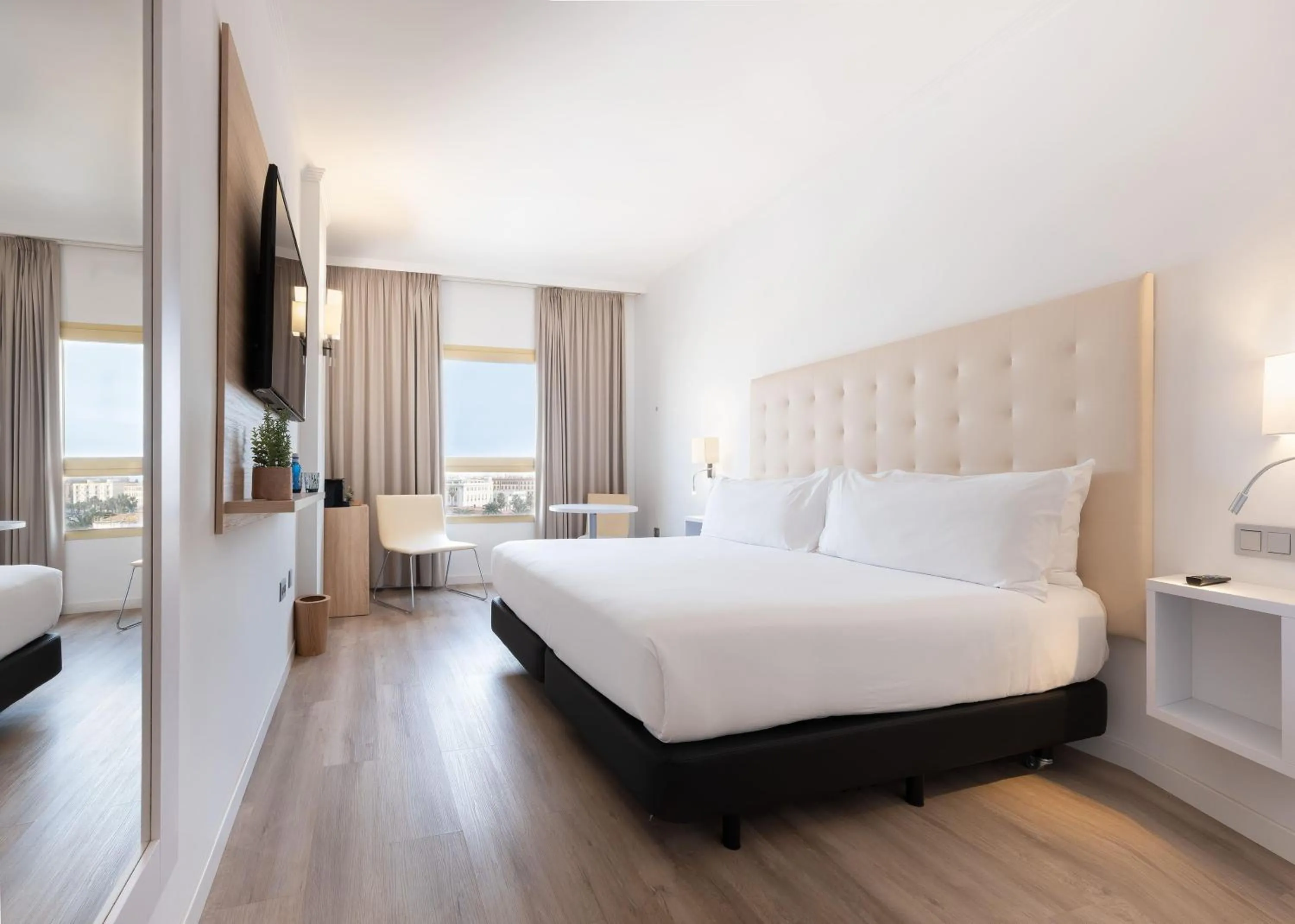 Bedroom, Bed in Hotel Melilla Puerto, Affiliated by Meliá